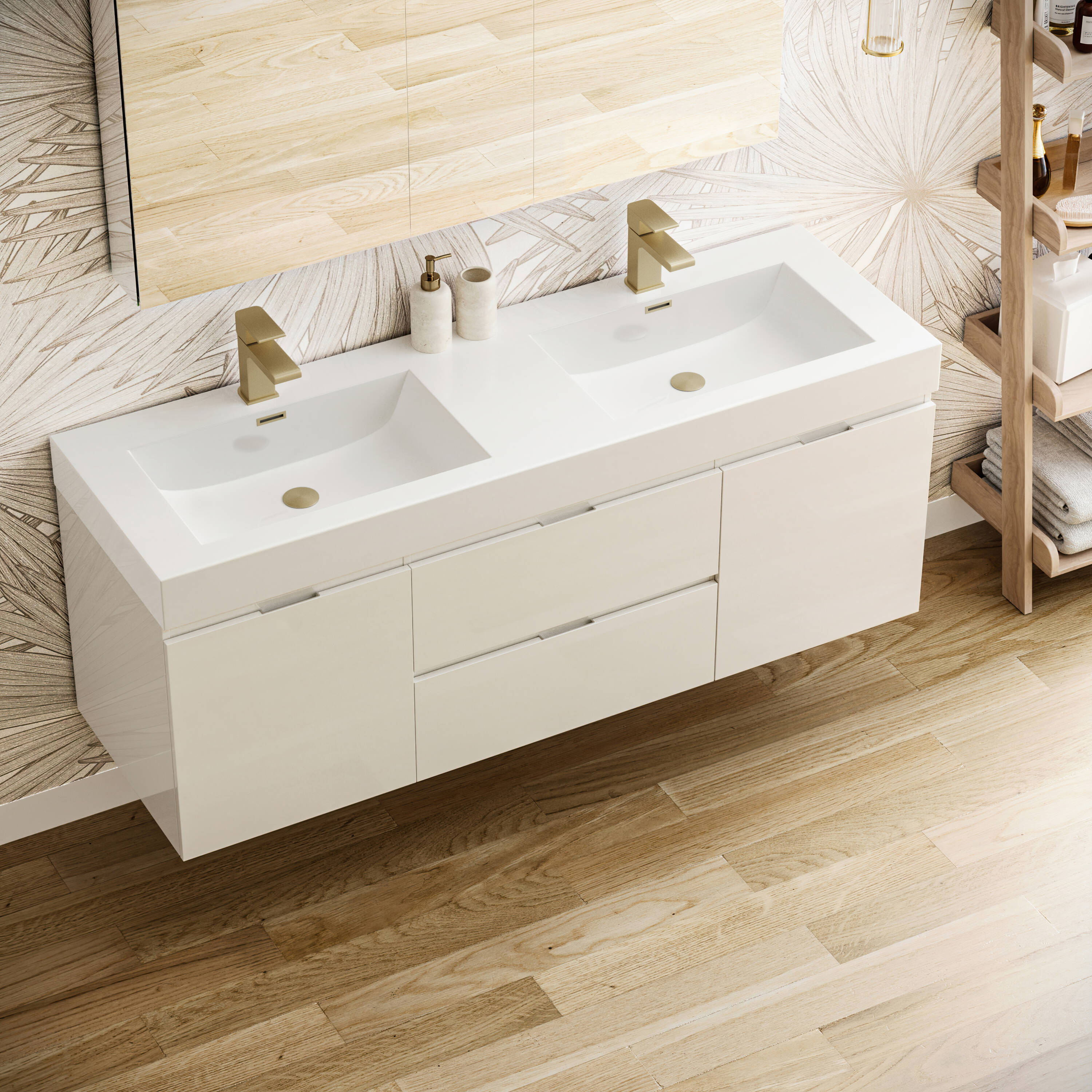 Fresca FVN8360WH-D Bath-Vanity-Combo - View #4