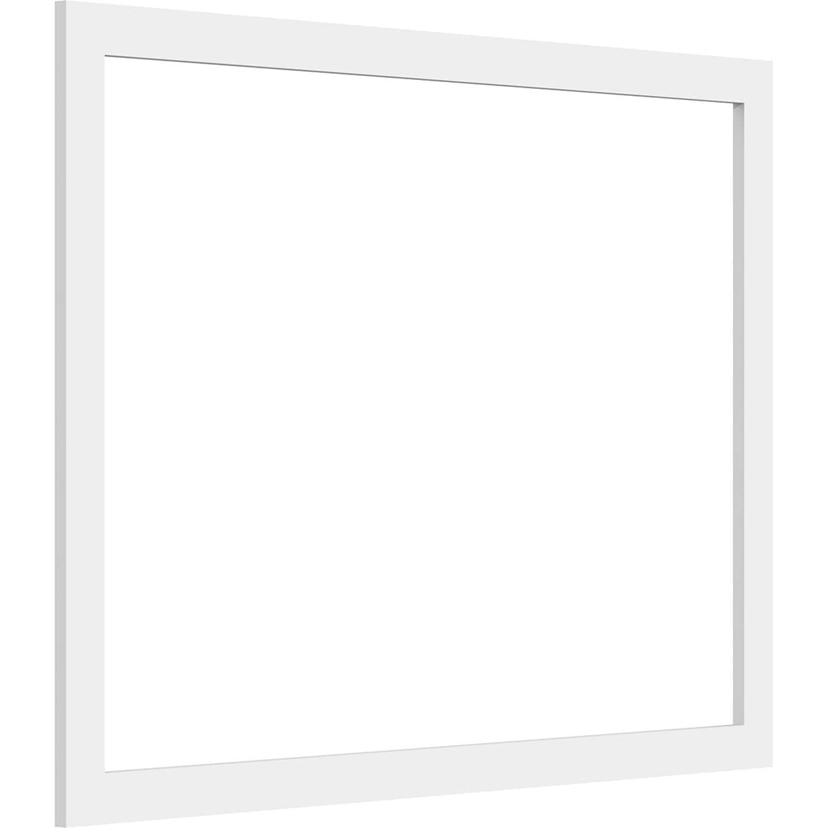 Ekena Millwork WALP32X24X037PRE 32-in x 24-in Smooth Paintable/Stainable White PVC Fretwork Wall Panel (