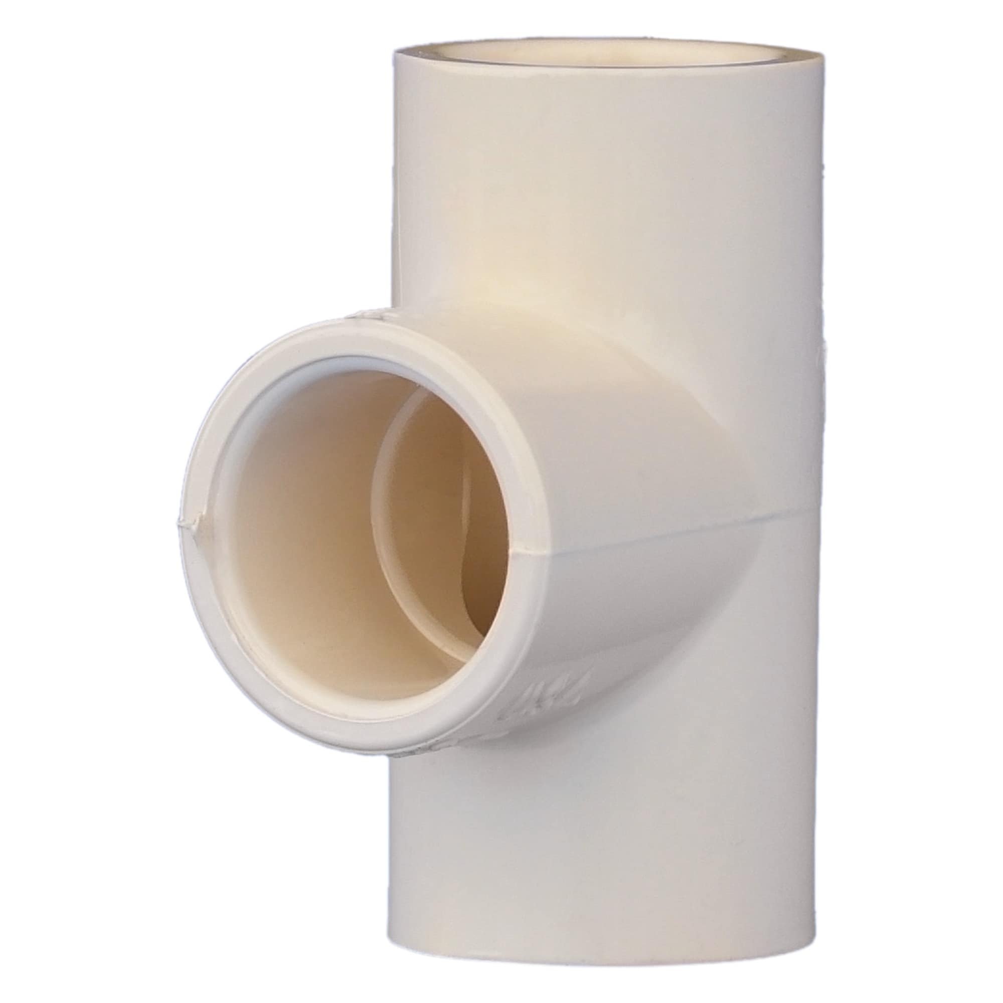 Charlotte Pipe 1/2 CTS CPVC Tee | Potable Water | 100 PSI | NSF Approved | Cream Color | Hot & Cold Water Distribution | CTS 02400 0600 -  CTS 02400  0600