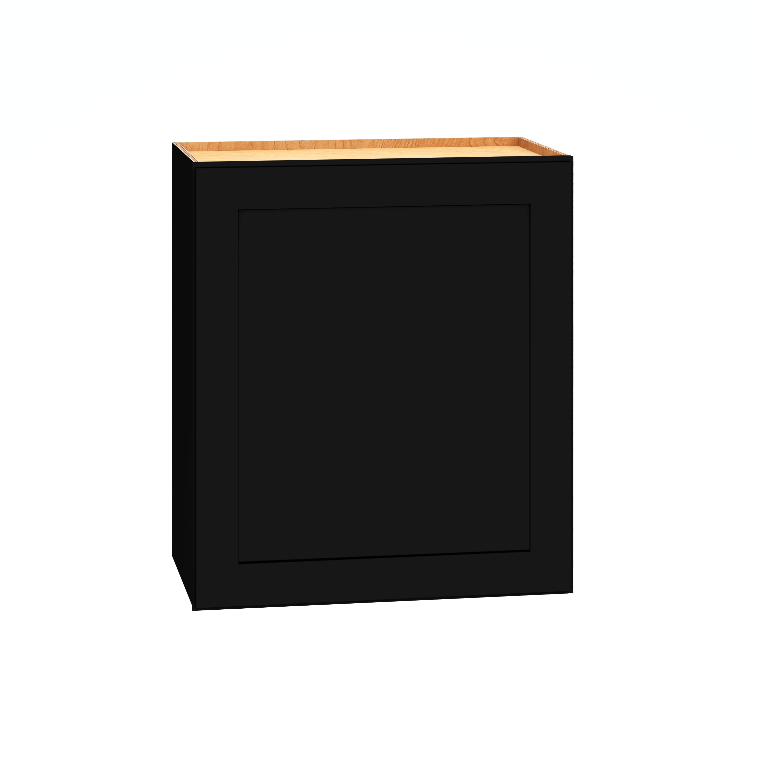Diamond Express 61I-W2124R Jamestown 21-in W x 24-in H x 12-in D Black Wall Fully assembled Plywood Cabinet (Recessed Panel Shaker)
