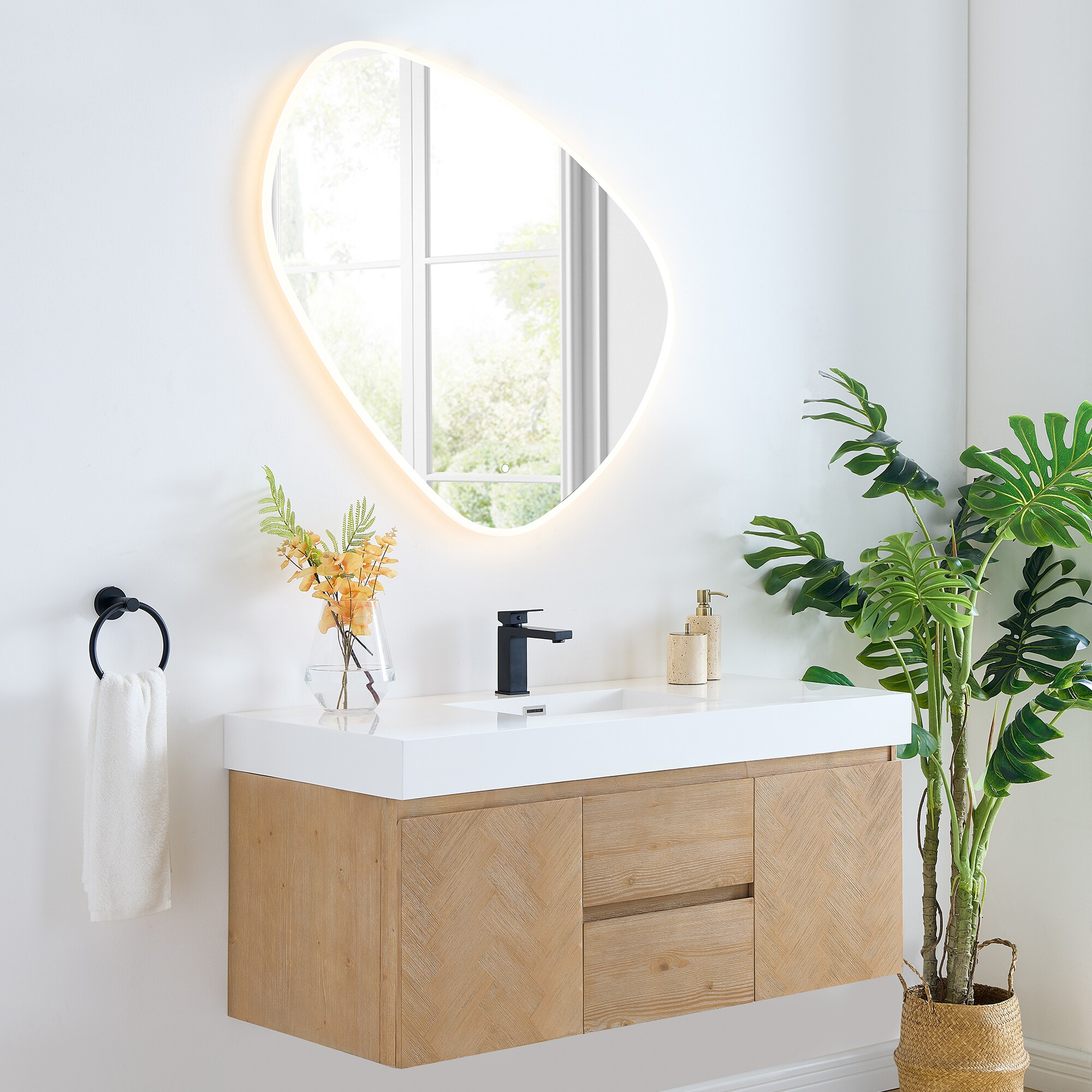 Altair 564048-LB-WH Bath-Vanity-Combo - View #2