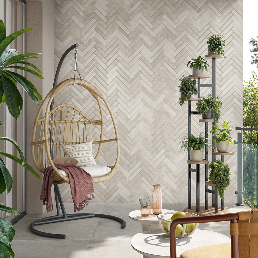 The Tile Life Sample - Lazio Snow 2-in x 8-in Glossy Porcelain Subway Floor and Wall Tile