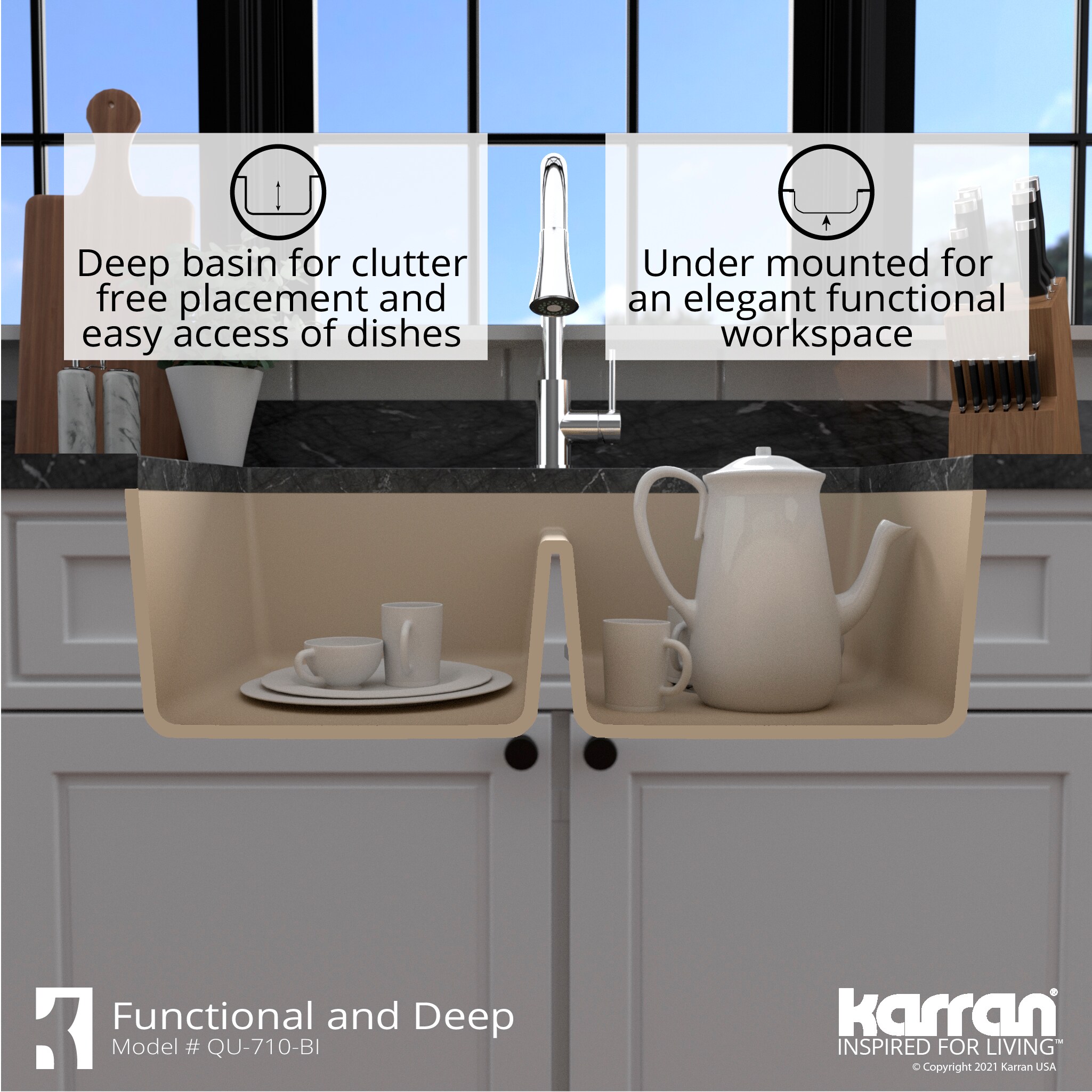 Karran QU-710-BI Kitchen-Sinks - View #9