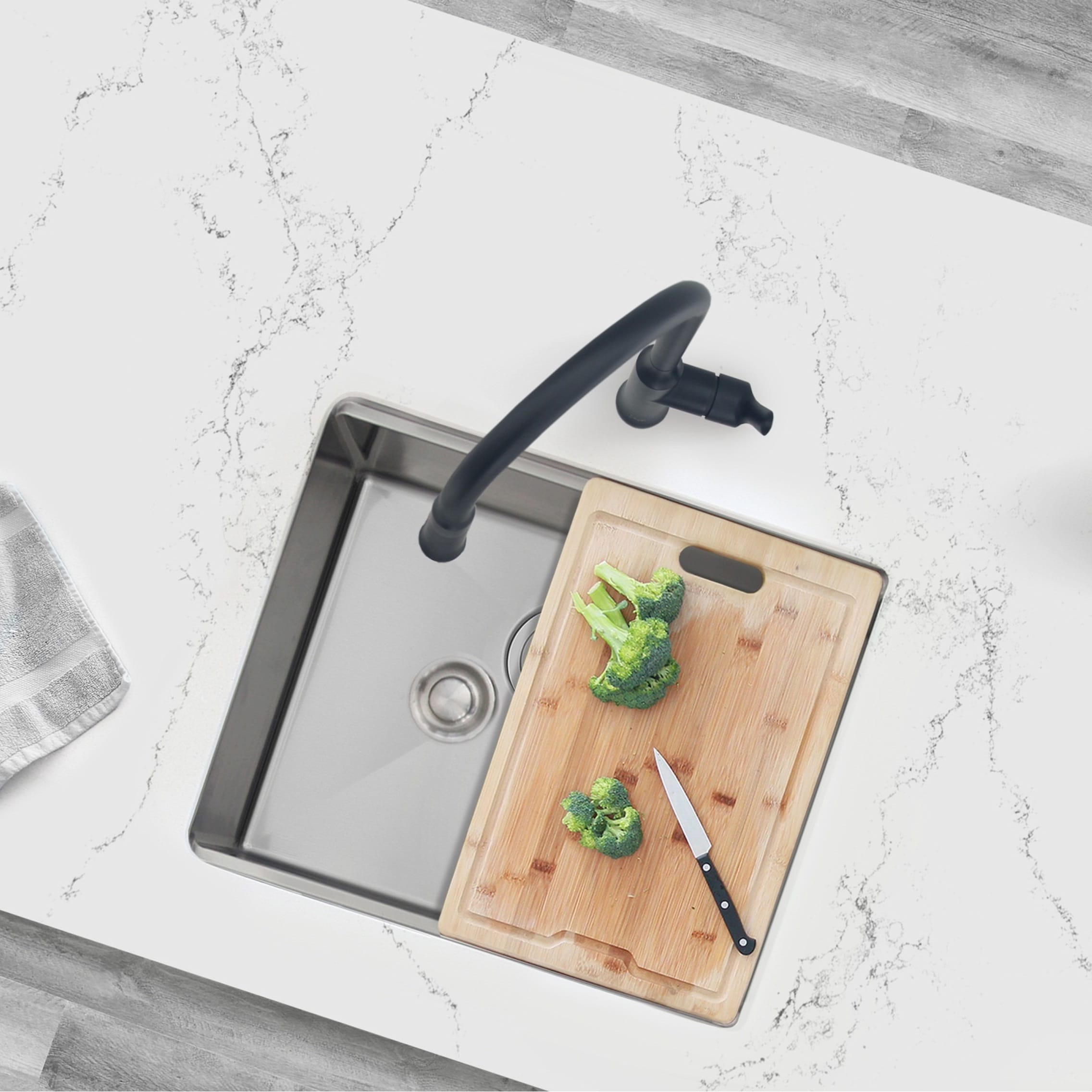 Stylish S-622W1 Kitchen-Sinks - View #15