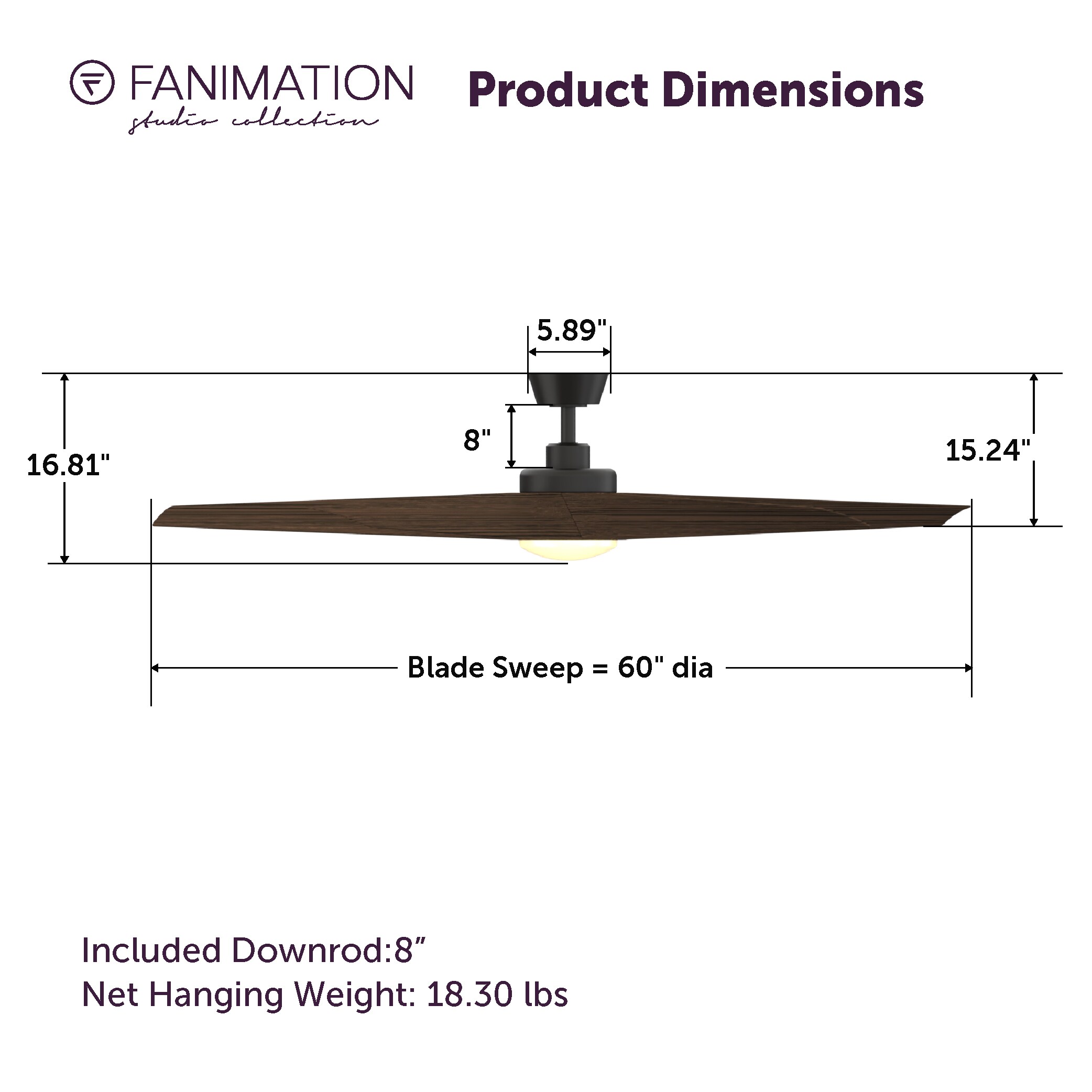 Fanimation Studio Collection LP7614LAZ Ceiling-Fans - View #11