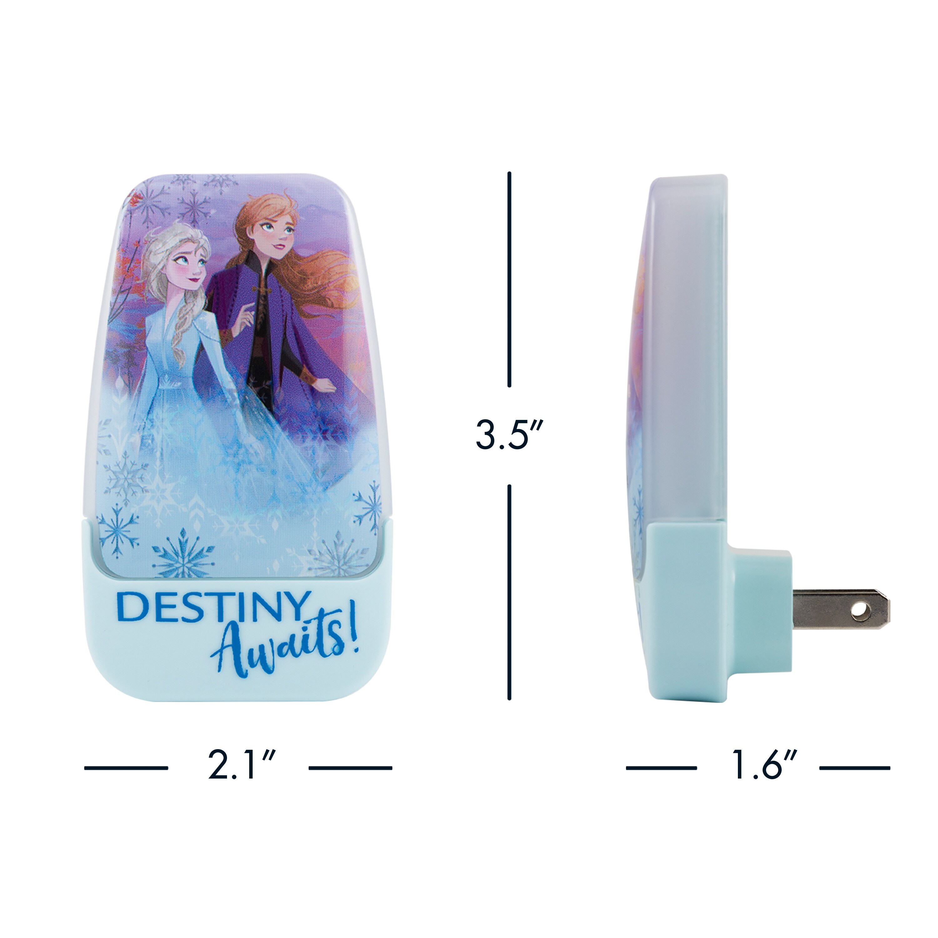 Disney Frozen 2 Blue LED Auto On/Off Night Light in the Night Lights ...