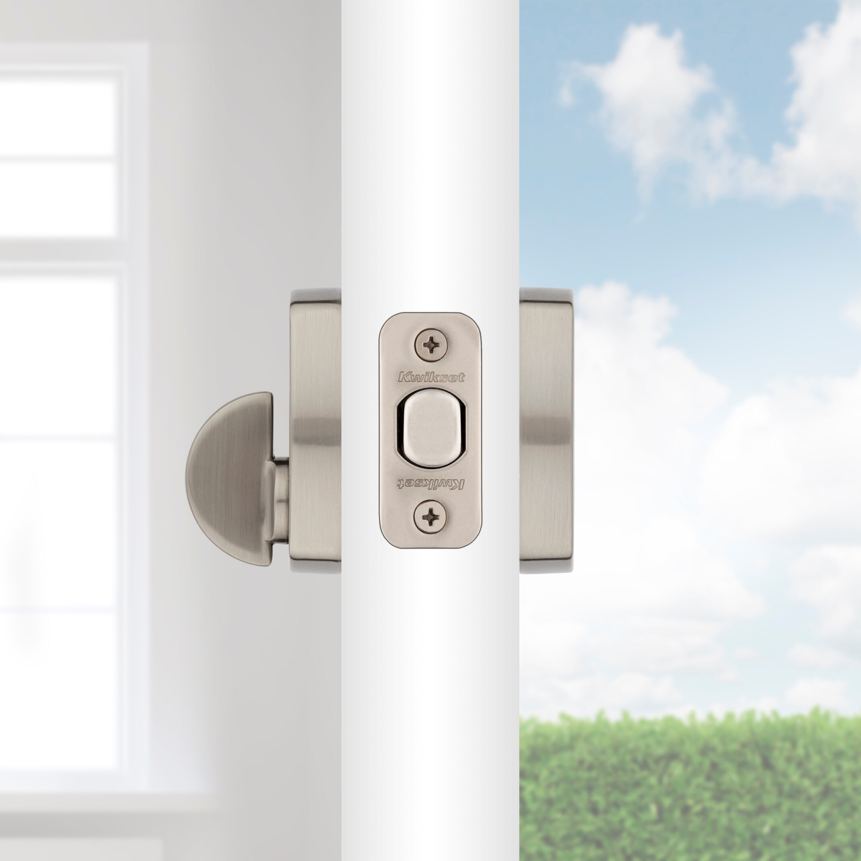 Satin Nickel Single Cylinder Deadbolt Door Lock