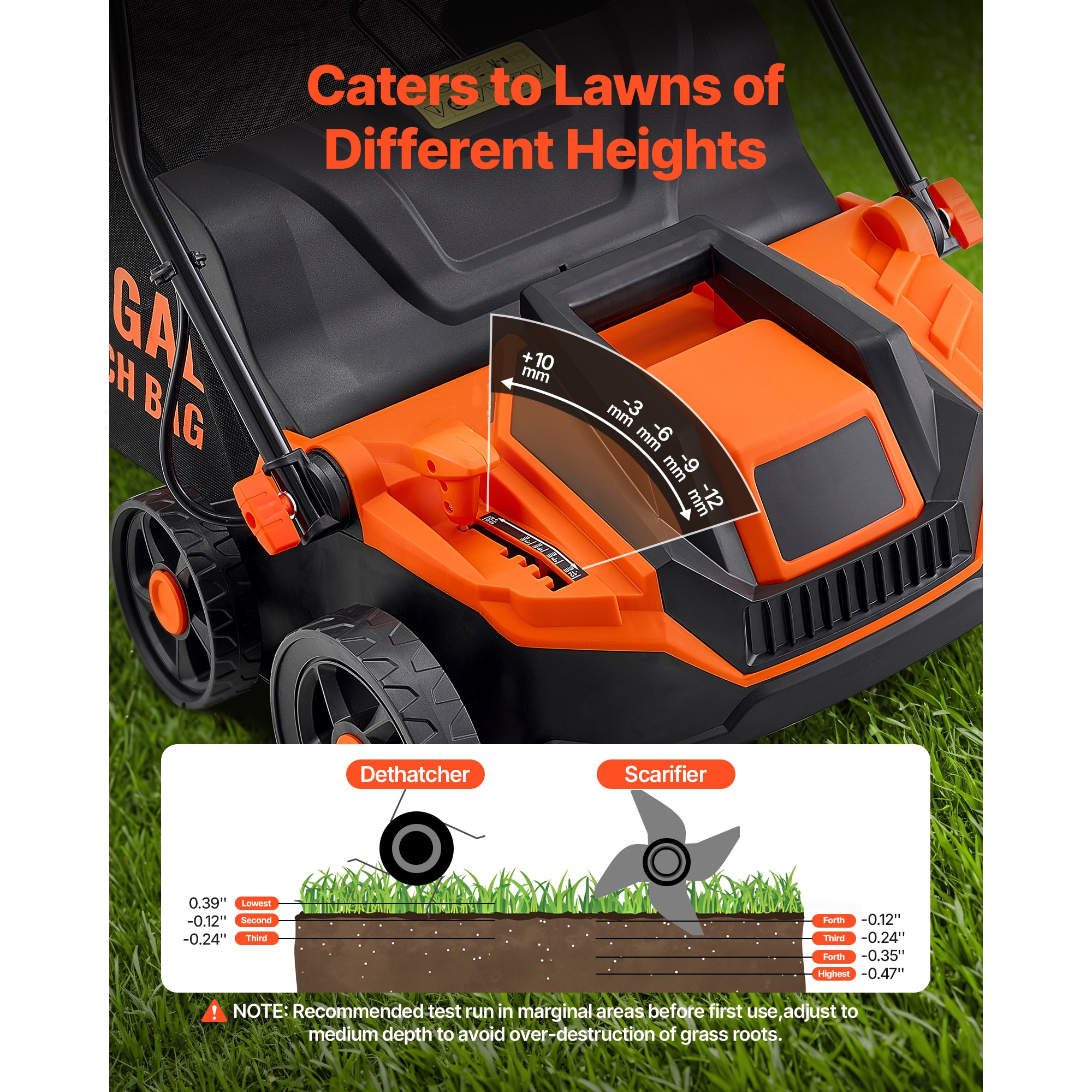 VEVOR SCYSDDSPJ11A11275V1 Push-Mower-Electric - View #4