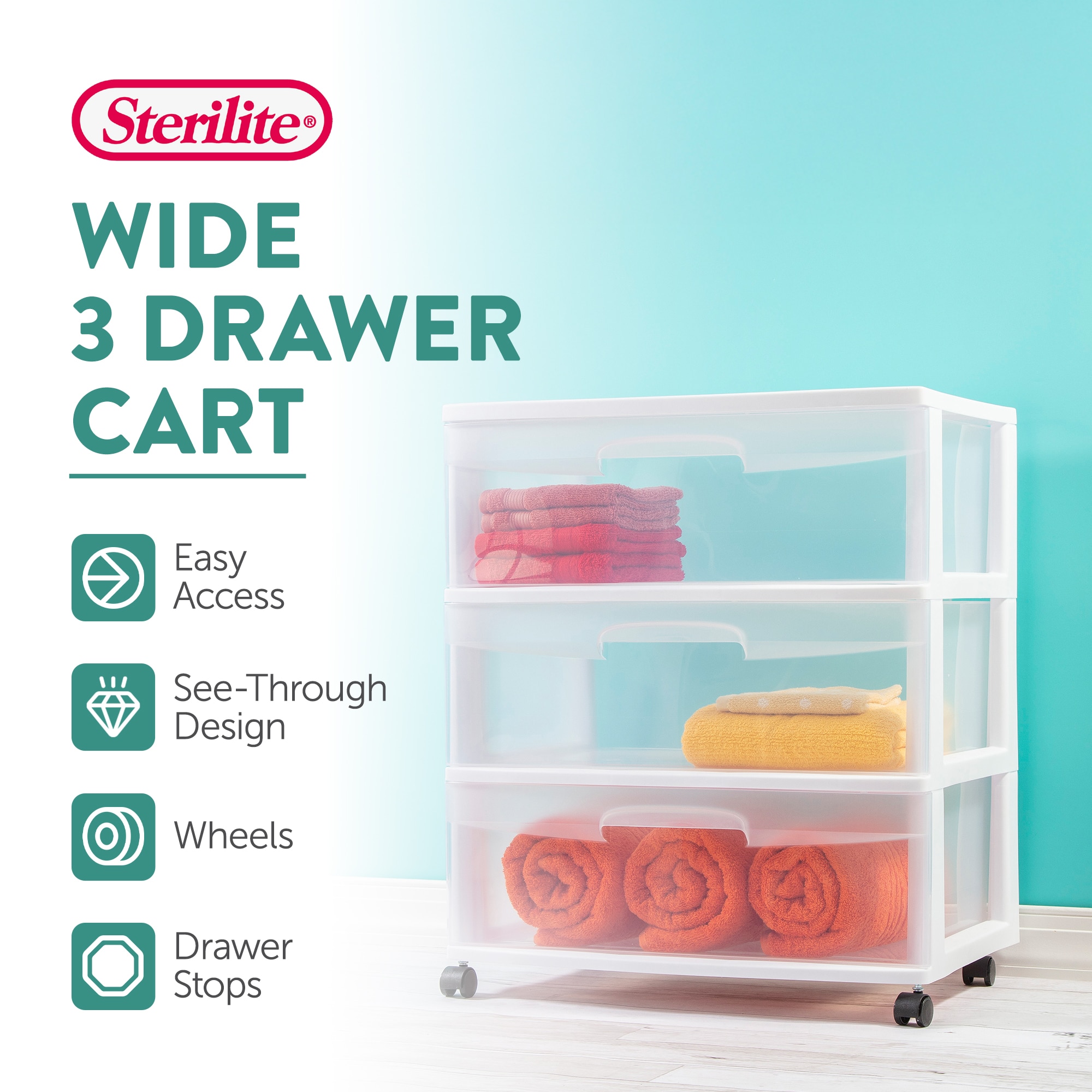 Sterilite 113884 Storage-Drawers - View #3