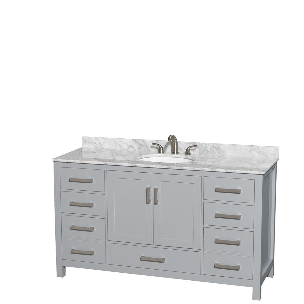 7 Drawer Round Bathroom Vanities with Tops at Lowes.com