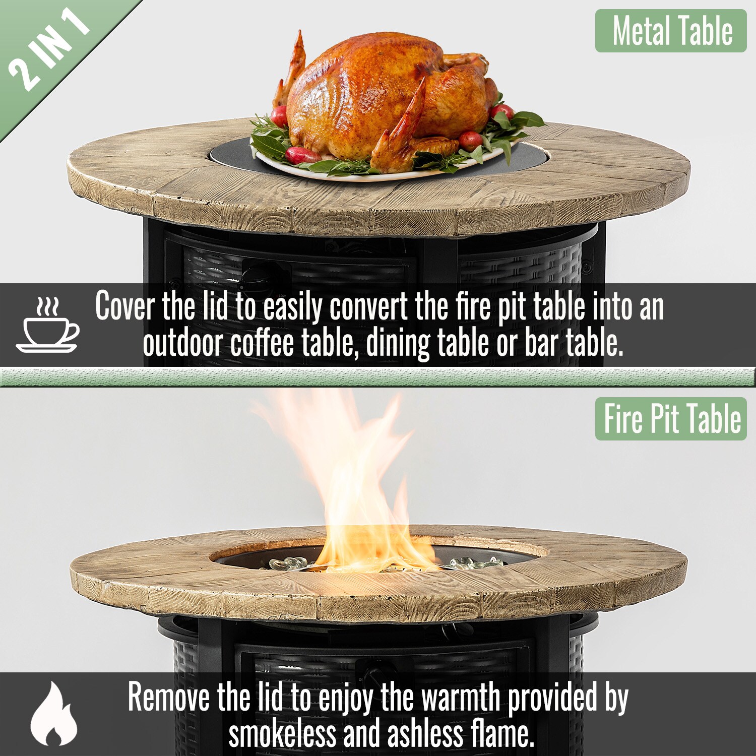 Sunrinx MG16-GAS-17 Outdoor-Gas-Firepits - View #8