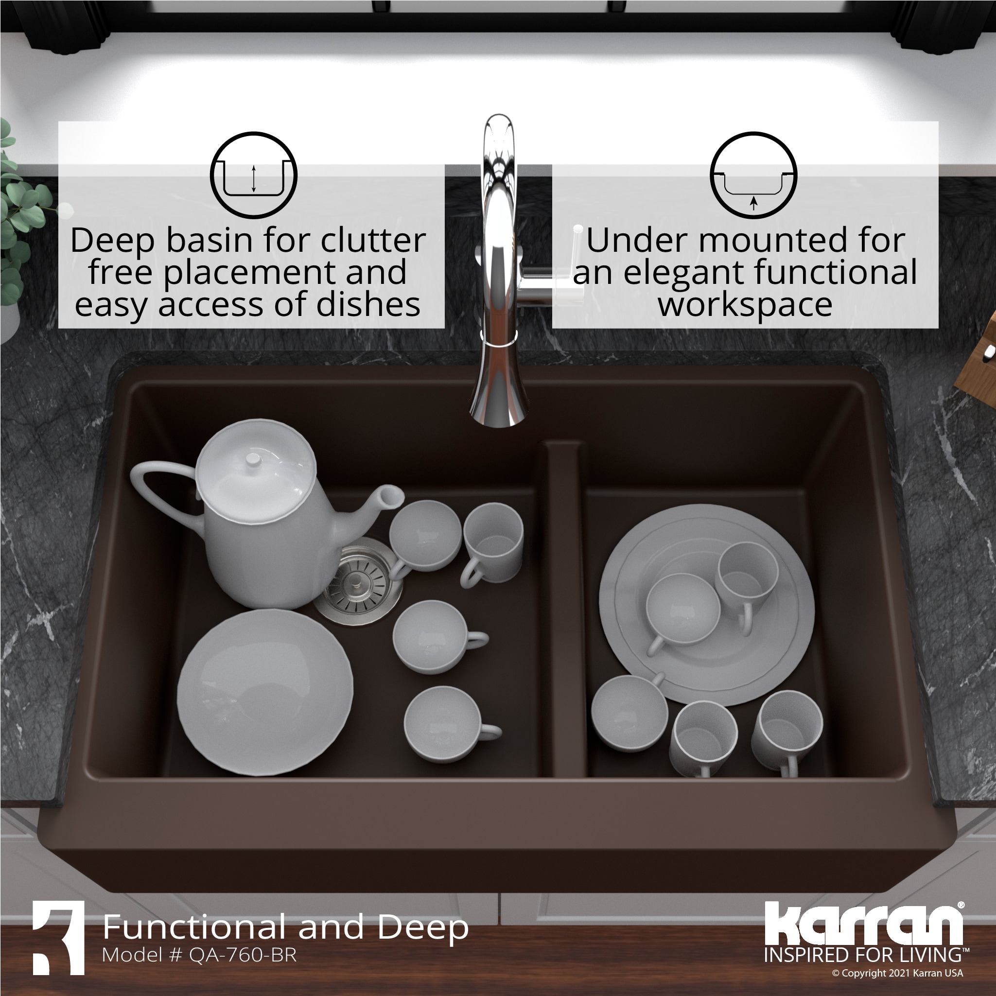 Karran QA-760-BR Kitchen-Sinks - View #8