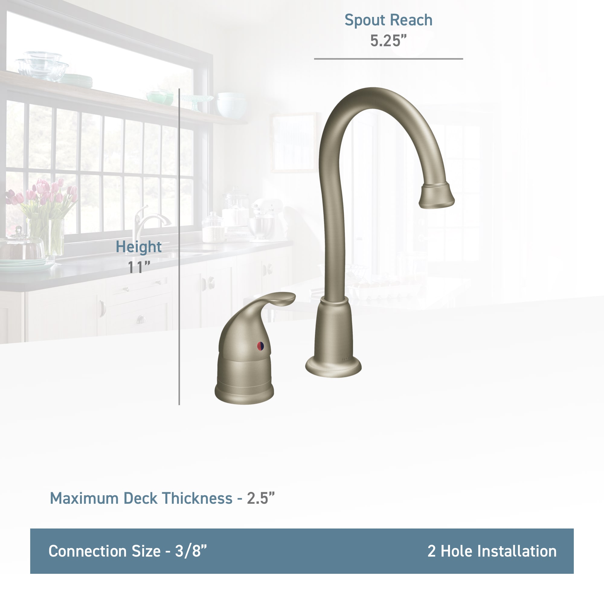 Moen 4905SRS Kitchen-Faucets - View #3