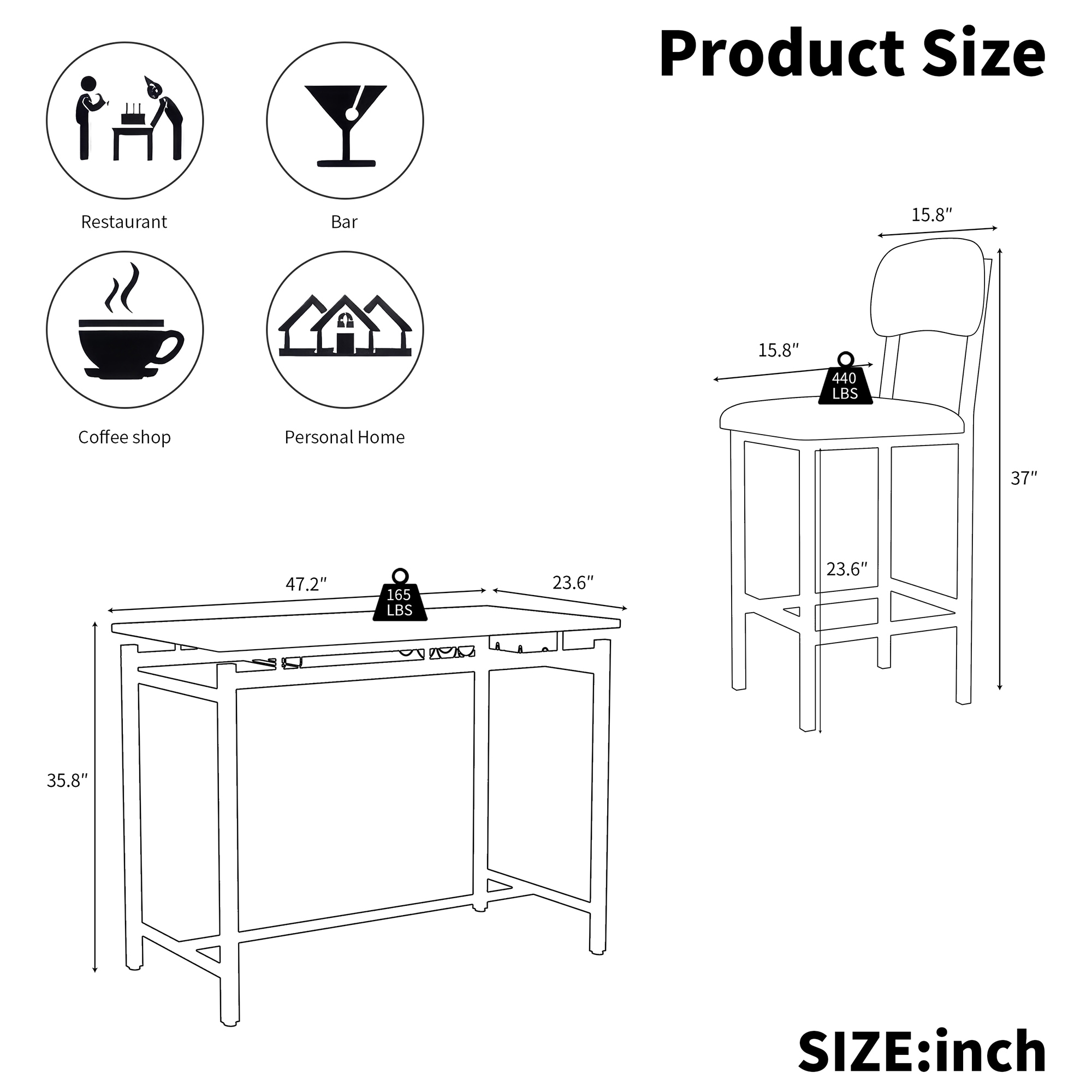 Sumyeg TR-WF195870AAP Dining-Sets - View #11