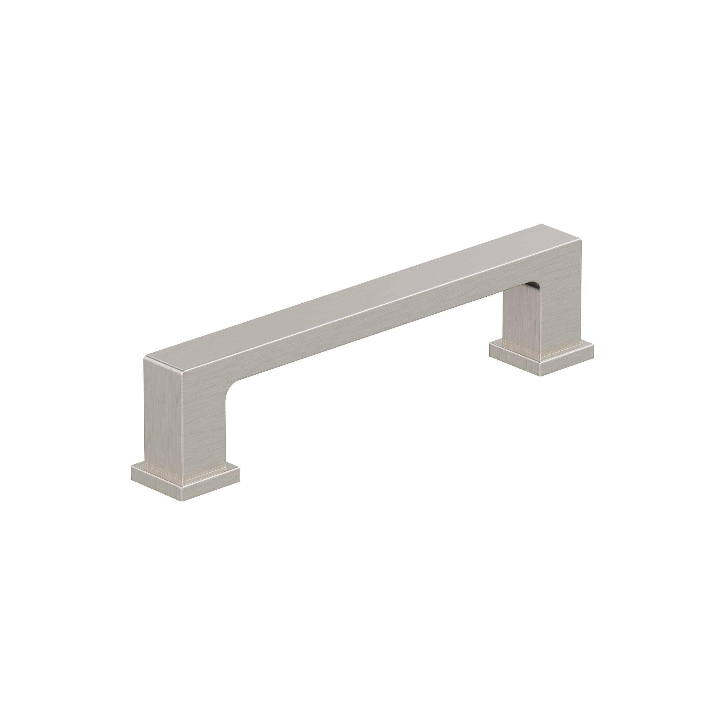 Amerock 25VMP37031G10 Bridgeport 3-3/4-in , 96mm Center to Center Satin Nickel Rectangular Bar Drawer Pulls 25 -Pack