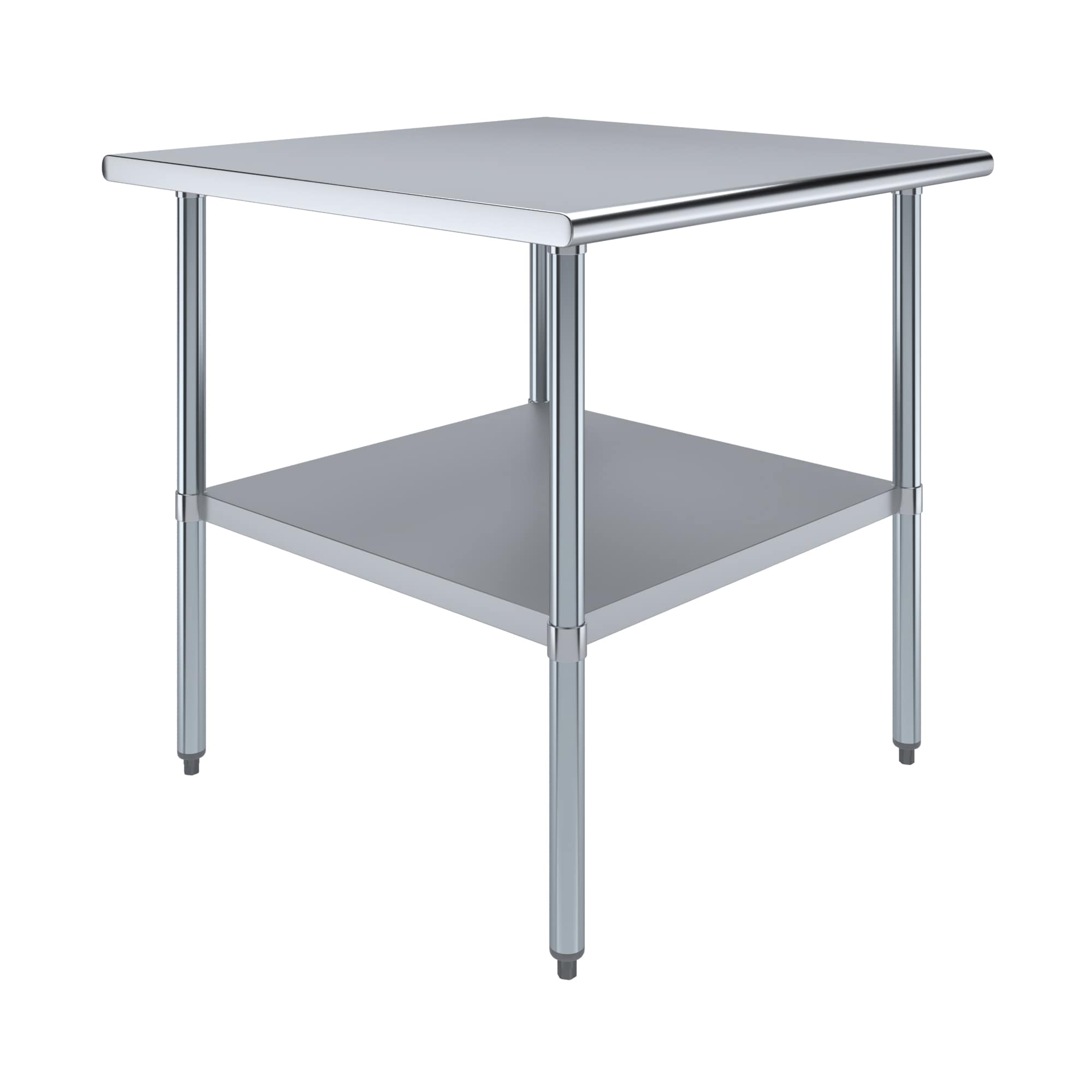 Amgood 36 in. x 36 in. Stainless Steel Table