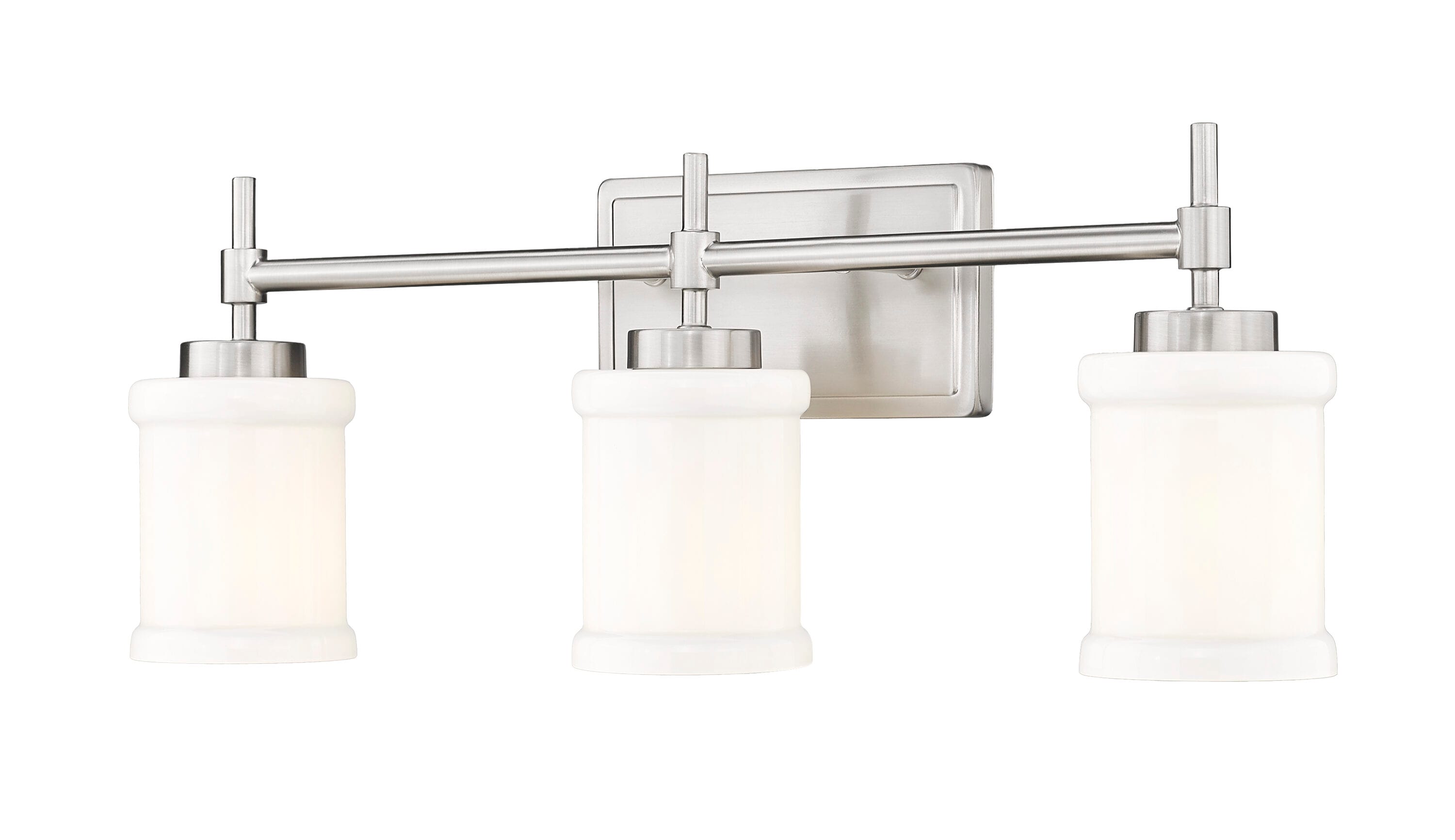 Z-Lite 622-3V-BN Cadoc 23.5-in 3 -Light Brushed Nickel Transitional Vanity light