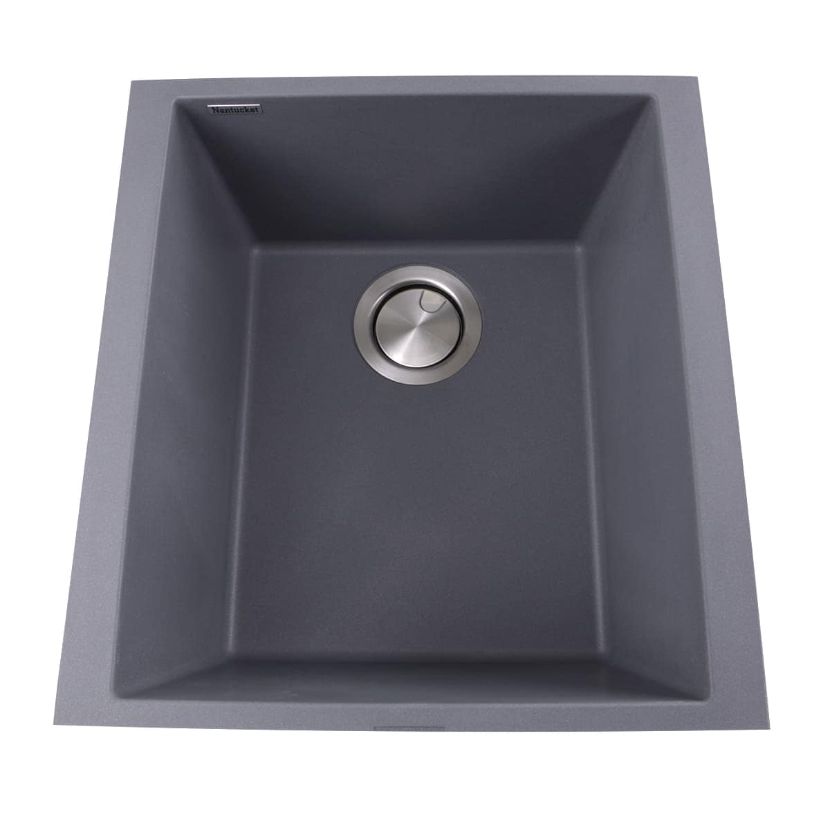 Nantucket  Sinks PR1716-TI Single Bowl Undermount Granite Composite Bar-Prep Sink