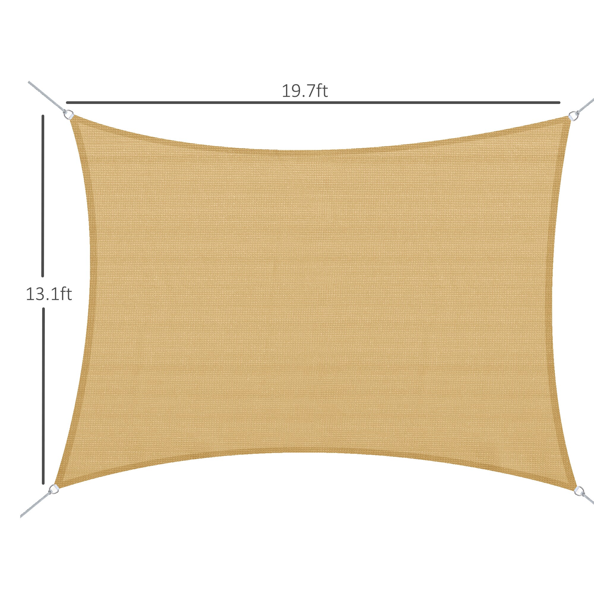 Outsunny 100110-059SA Shade-Sail-Fabric-Access - View #3