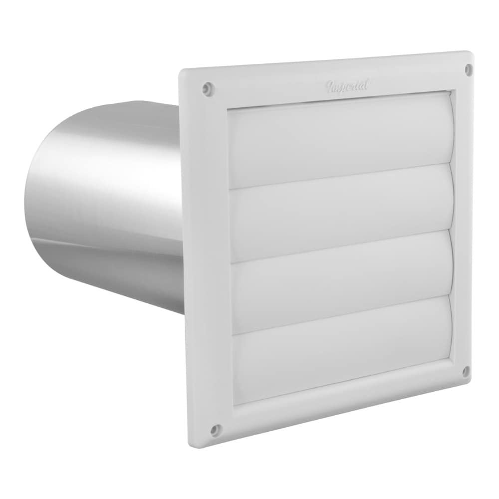 IMPERIAL 6-Inch Vent Hood LVRD White in the HVAC Components department