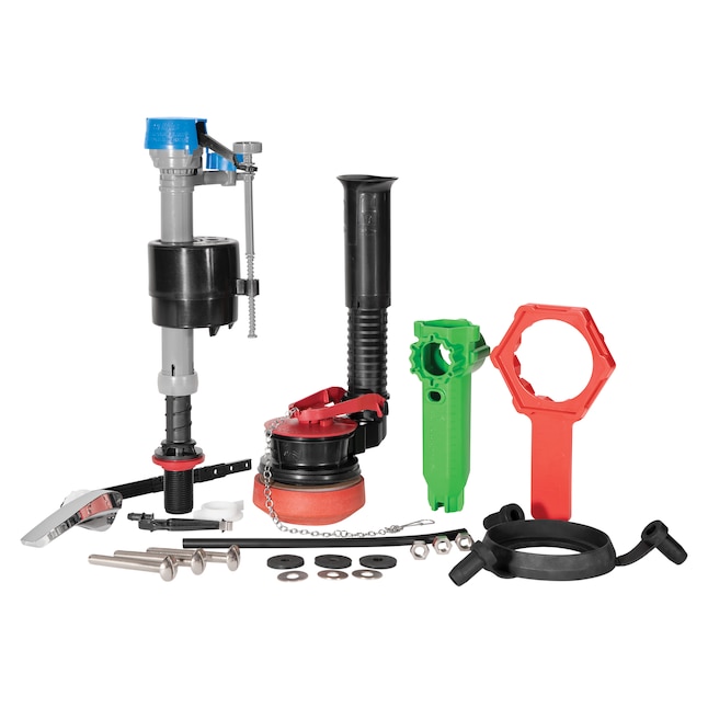 Fluidmaster Performax Universal Fit Toilet Repair Kit - Fill Valve, Flush  Valve, Flapper, Tank Lever, Gasket, Hardware and Tools Included in the  Toilet Repair Kits department at