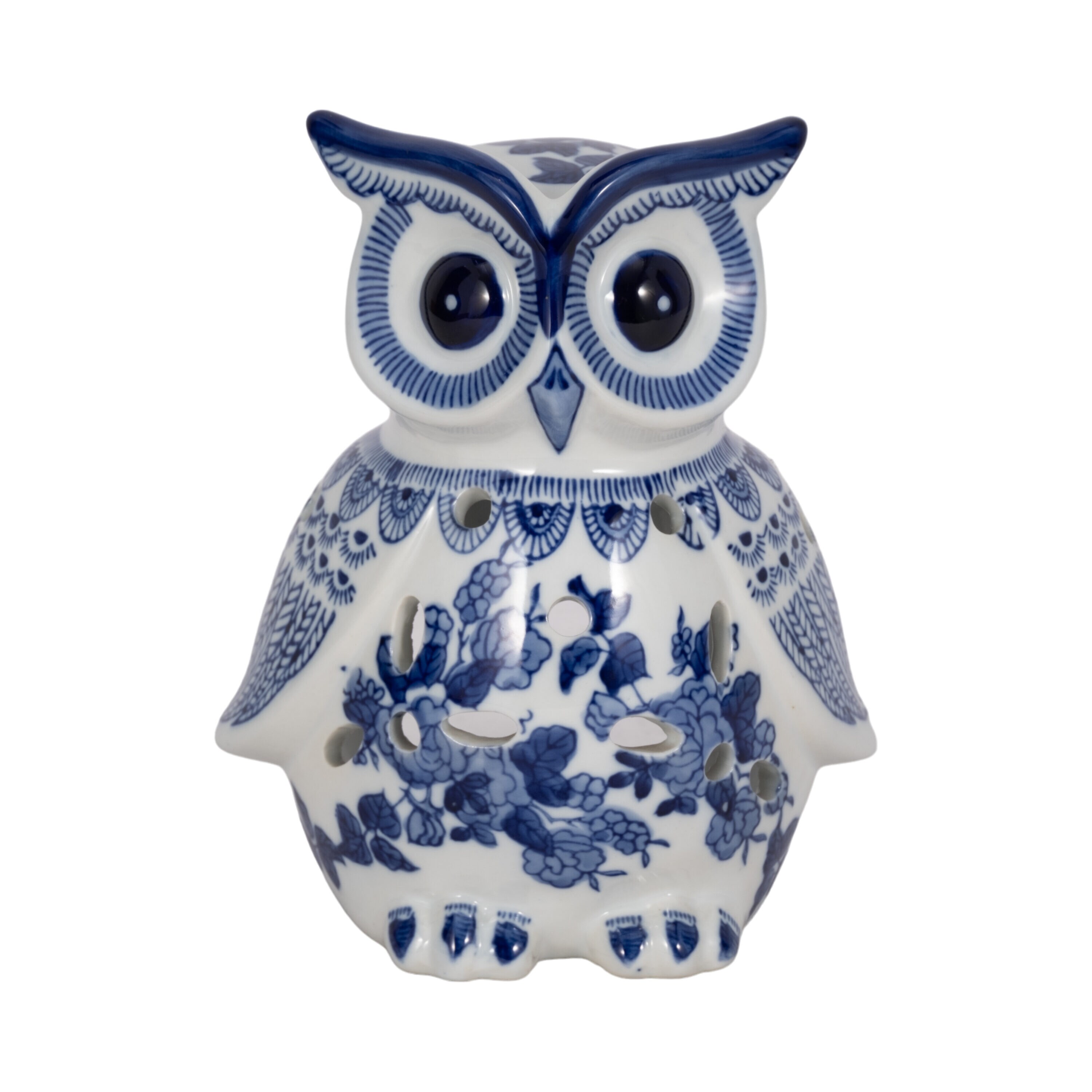 Sagebrook Home Blue Ceramic Modern Figurine at Lowes.com