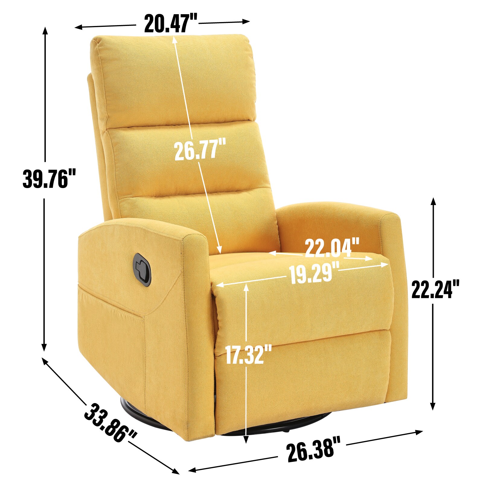 Clihome CL113-BE recliners - View #10