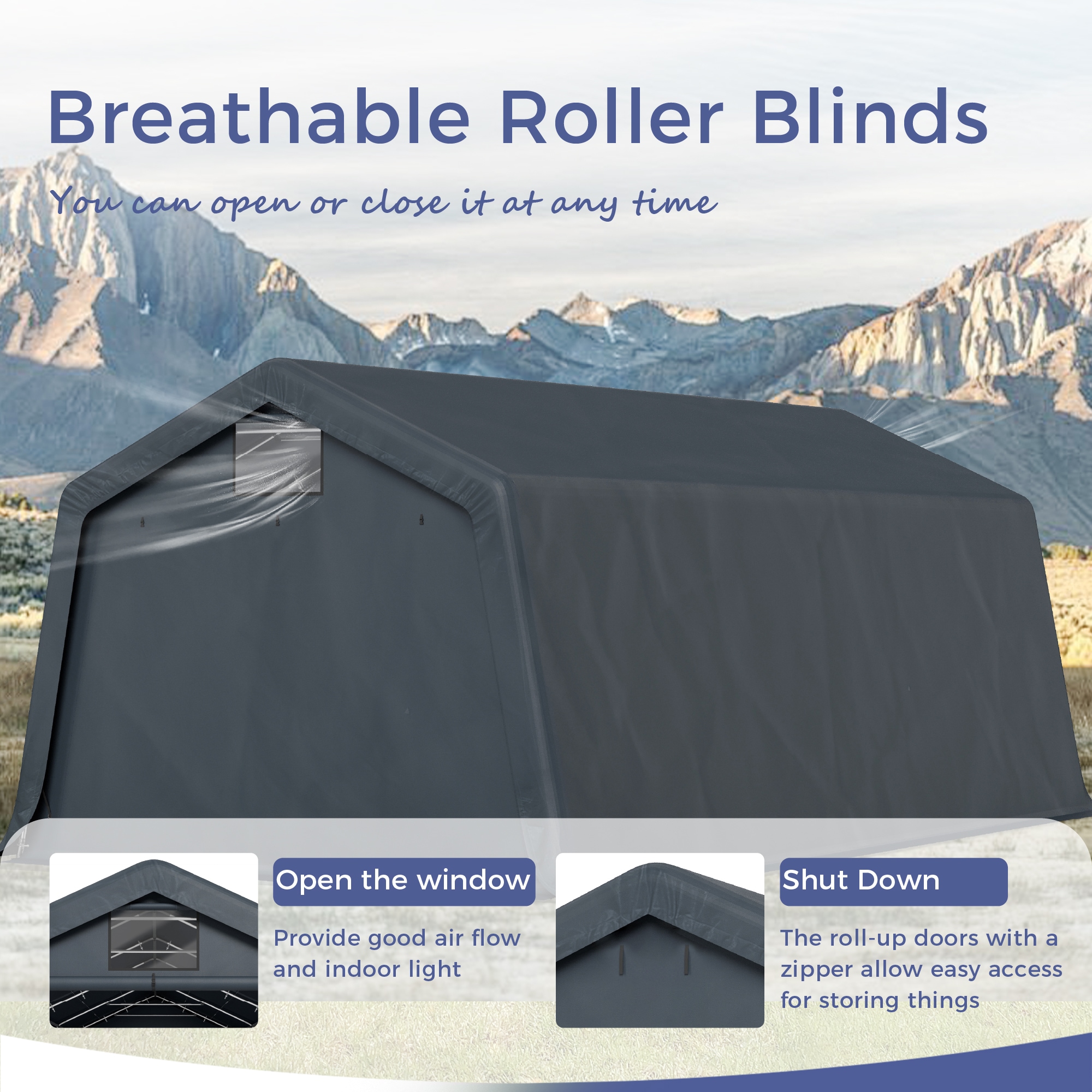 Sunshine Valley GA121-G Carport-Covers - View #6