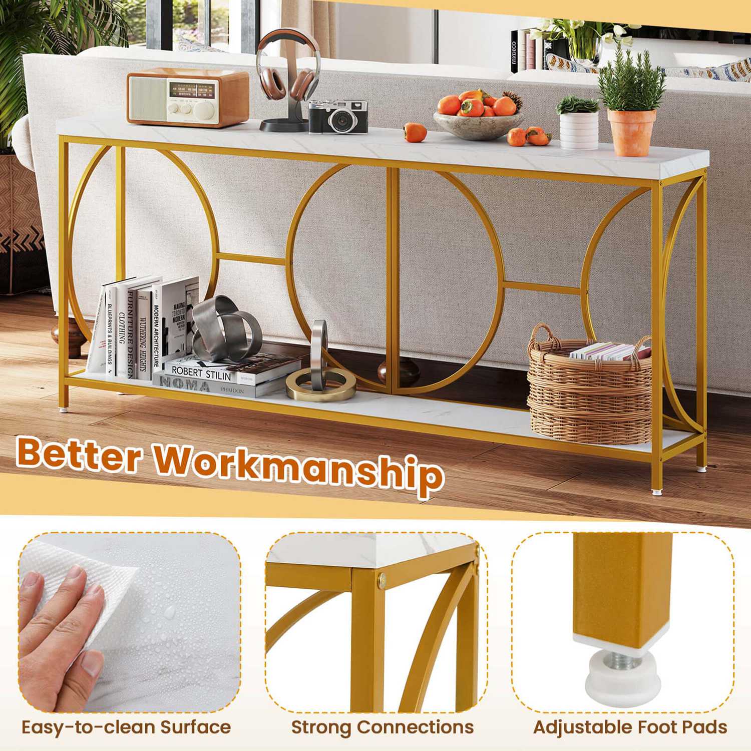 Costway CSHY003842 Console-Sofa-Tables - View #7