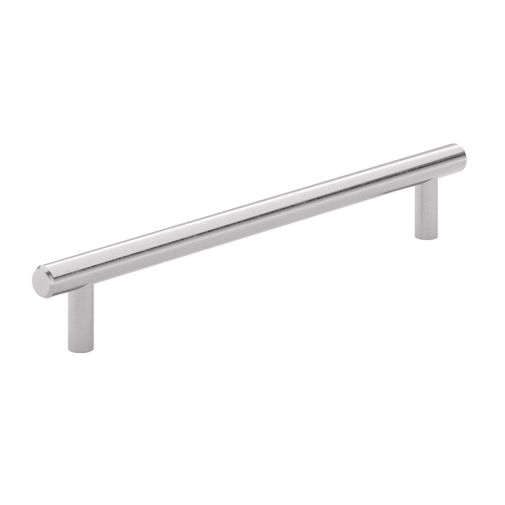 Richelieu BP205192195 Roosevelt 7-9/16-in , 192mm Center to Center Brushed Nickel Cylindrical Handle
