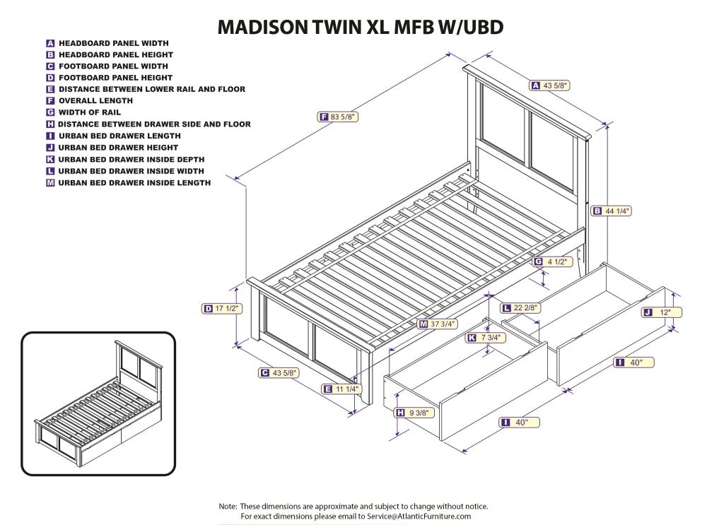 AFI Furnishings AR8616114 beds - View #7