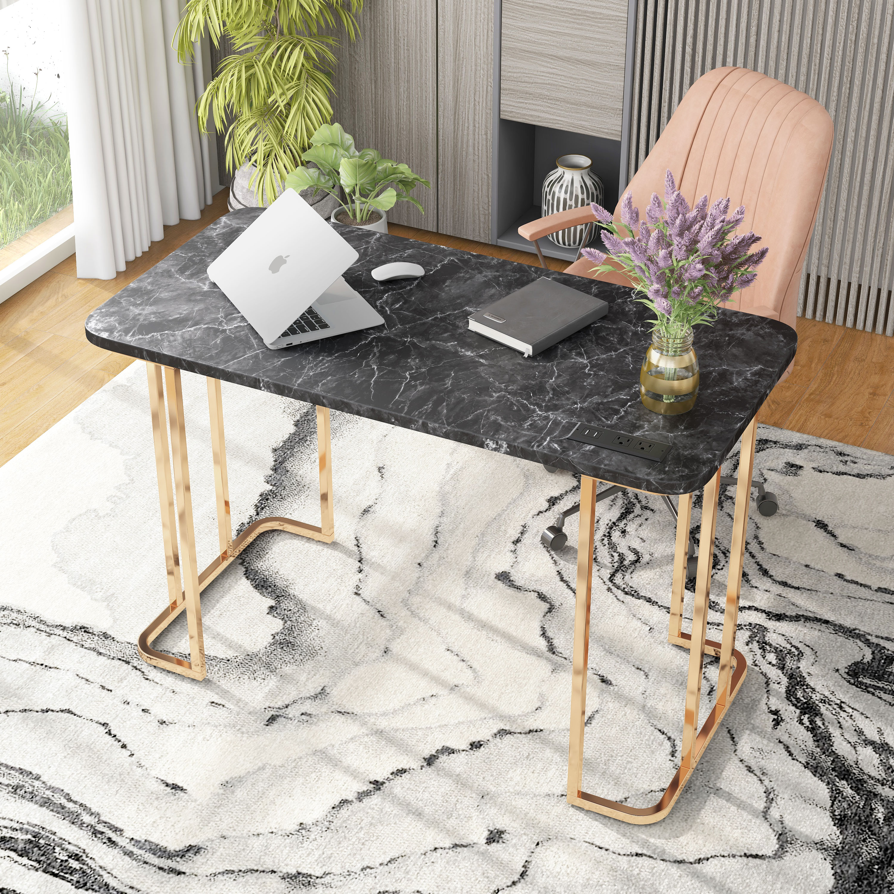 Furniture of America IDF-DK919BK desks - View #4