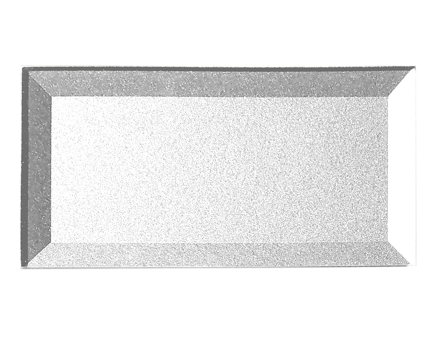 Abolos LWSFOB0306-ES Secret Dimensions Eternal silver 3-in x 6-in Glossy Glass Subway Standard Wall Tile ( 14-sq ft Carton )