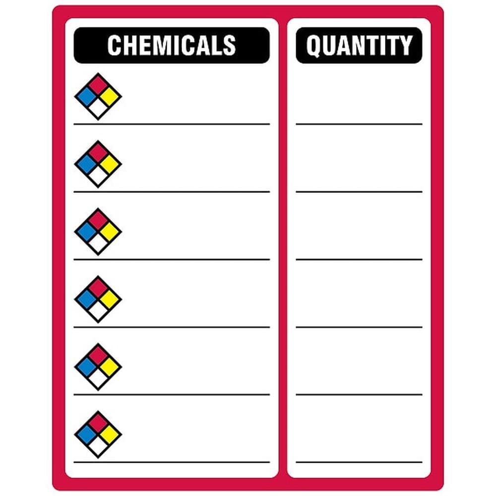 Brady  NFR Hazard Rating Sign 15 in Height 12 in Width Rectangle 30676