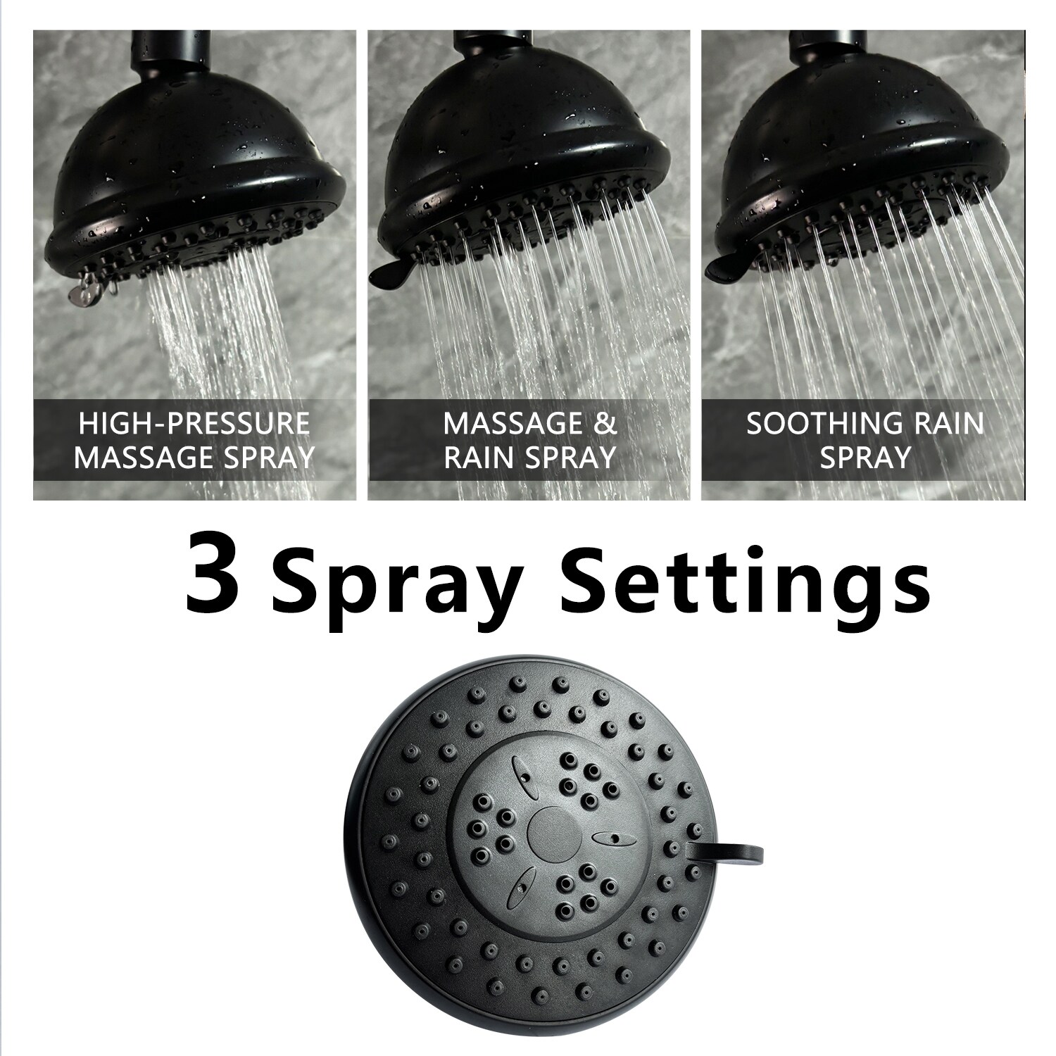 waterpar WPLO-SH31 Fixed-Showerhead - View #2