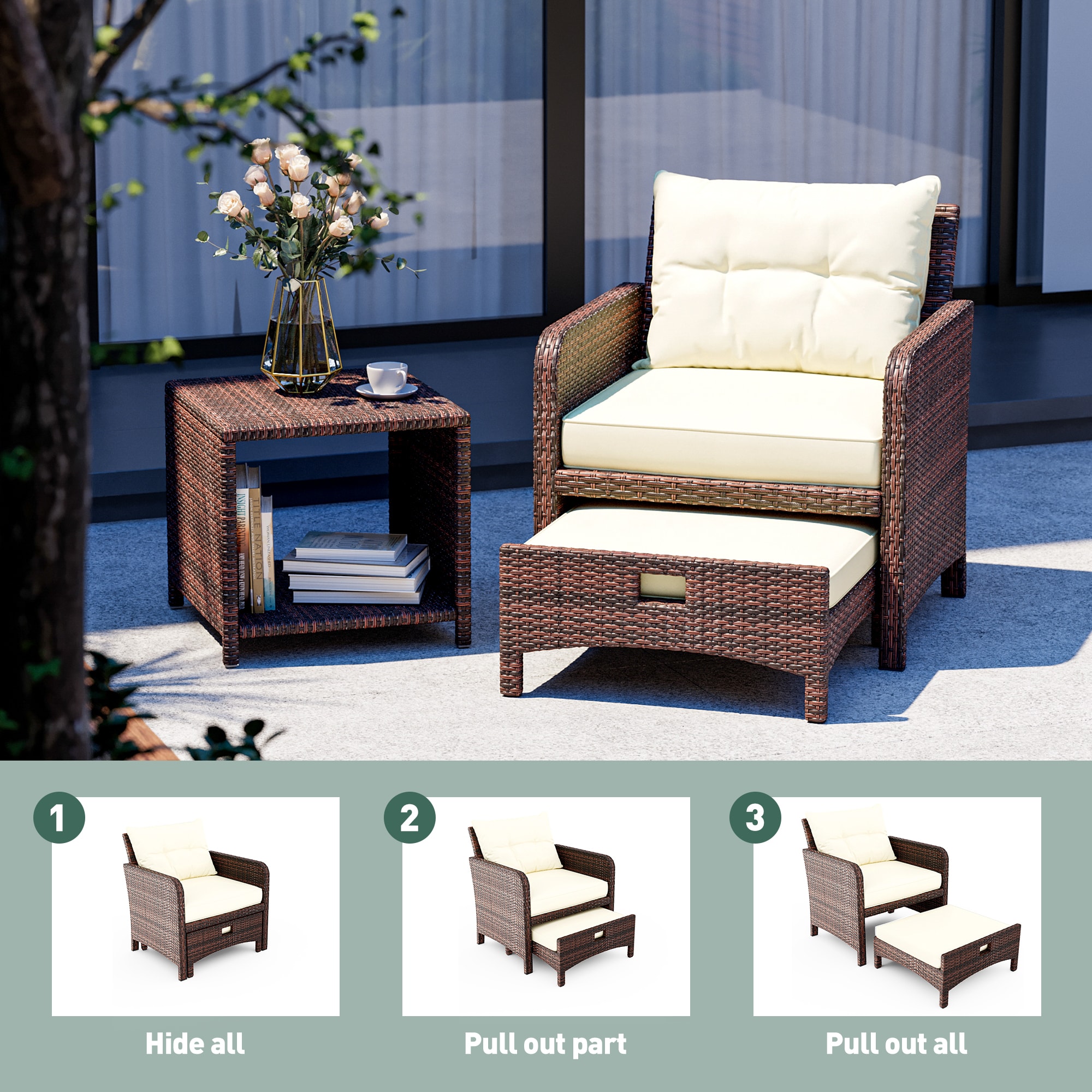 PamaPic BT-JD5-WL1 Patio-Conversation-Sets - View #7