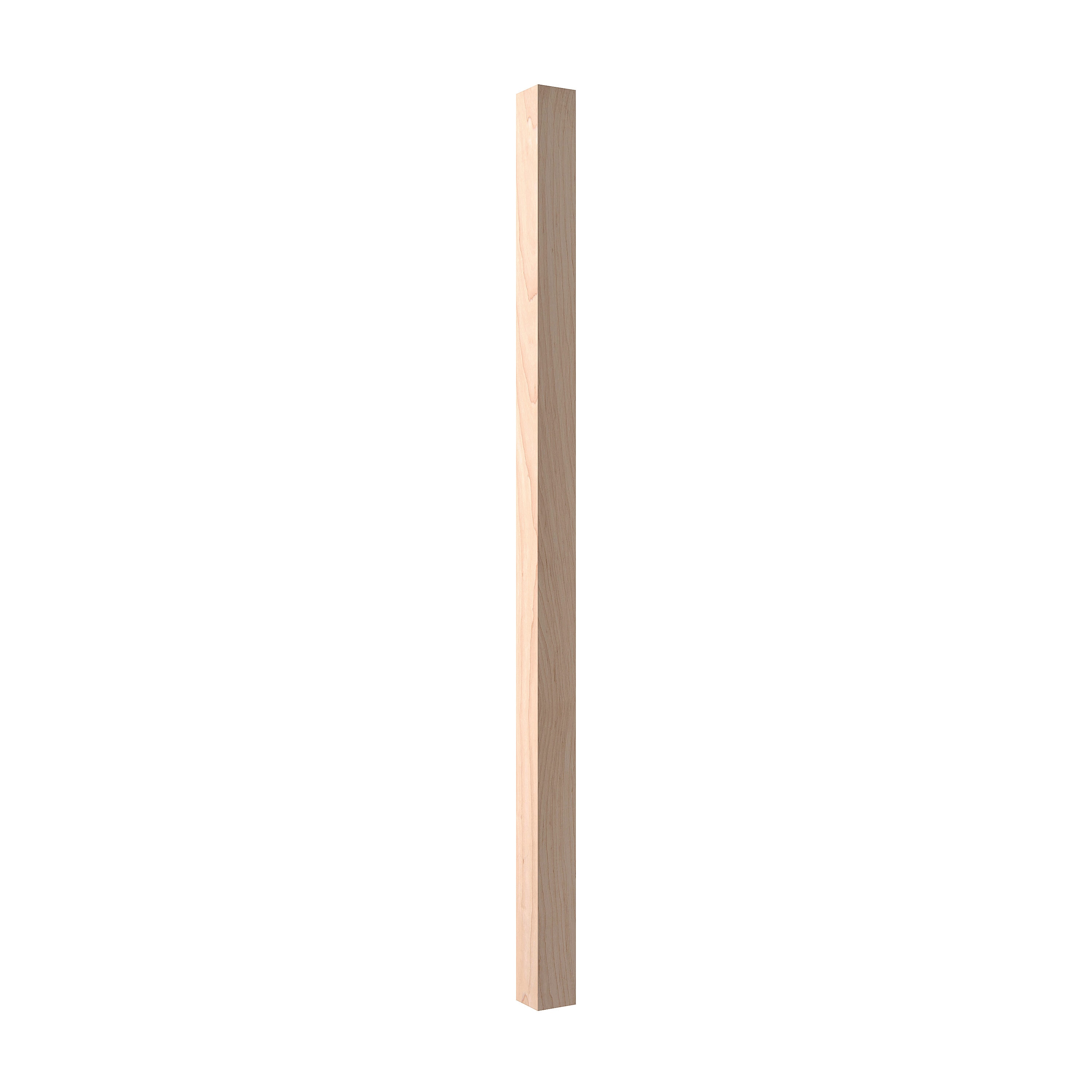 Crown Heritage 454536036 36-in x 1.75-in Craftsman Unfinished Maple Square Top Stair Baluster