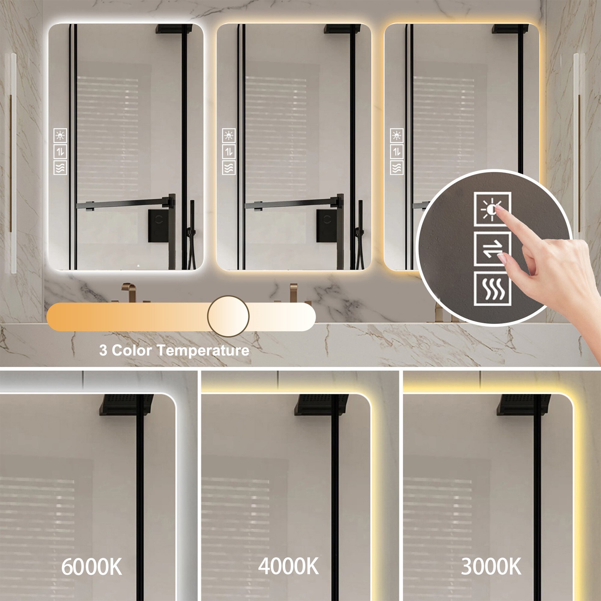 Tatayosi XH-172692 Framed-Bath-Mirrors - View #5