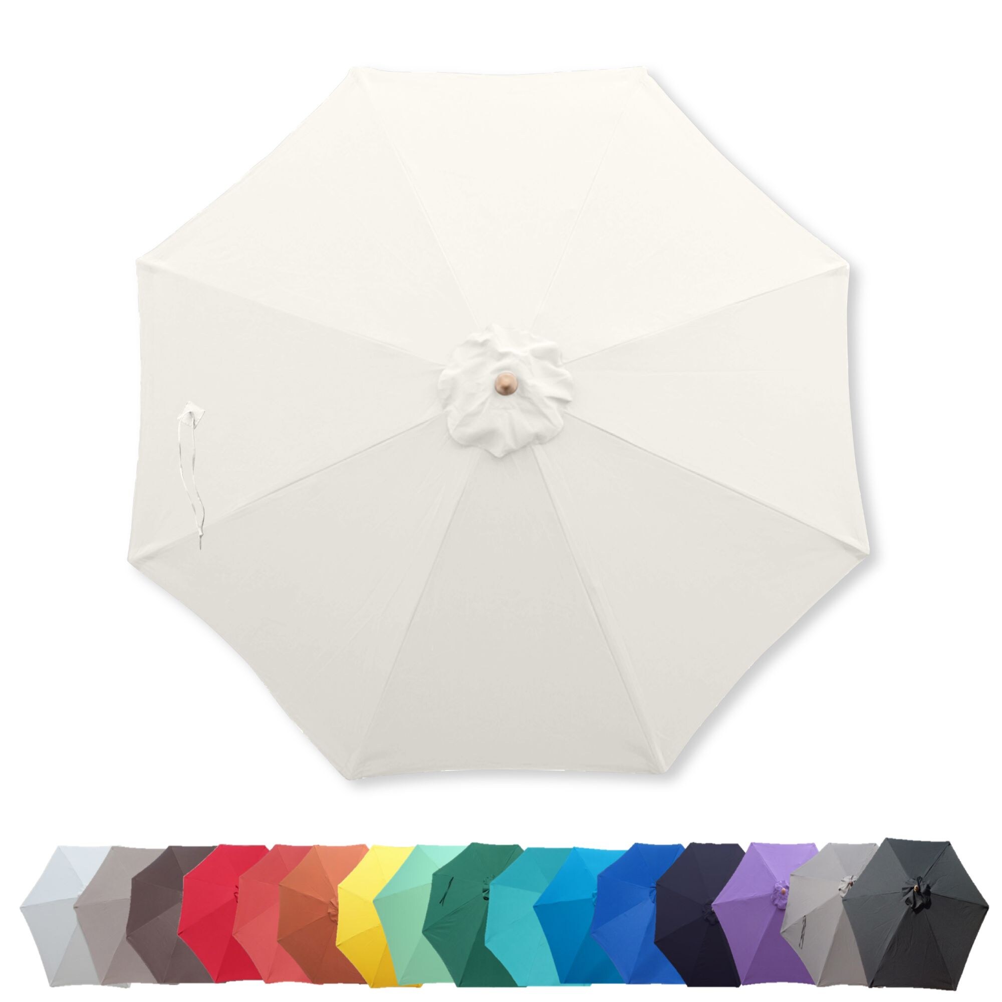 Formosa Covers TOP 9X8 OFF WHITE Patio-Umbrella-Accessories - View #2