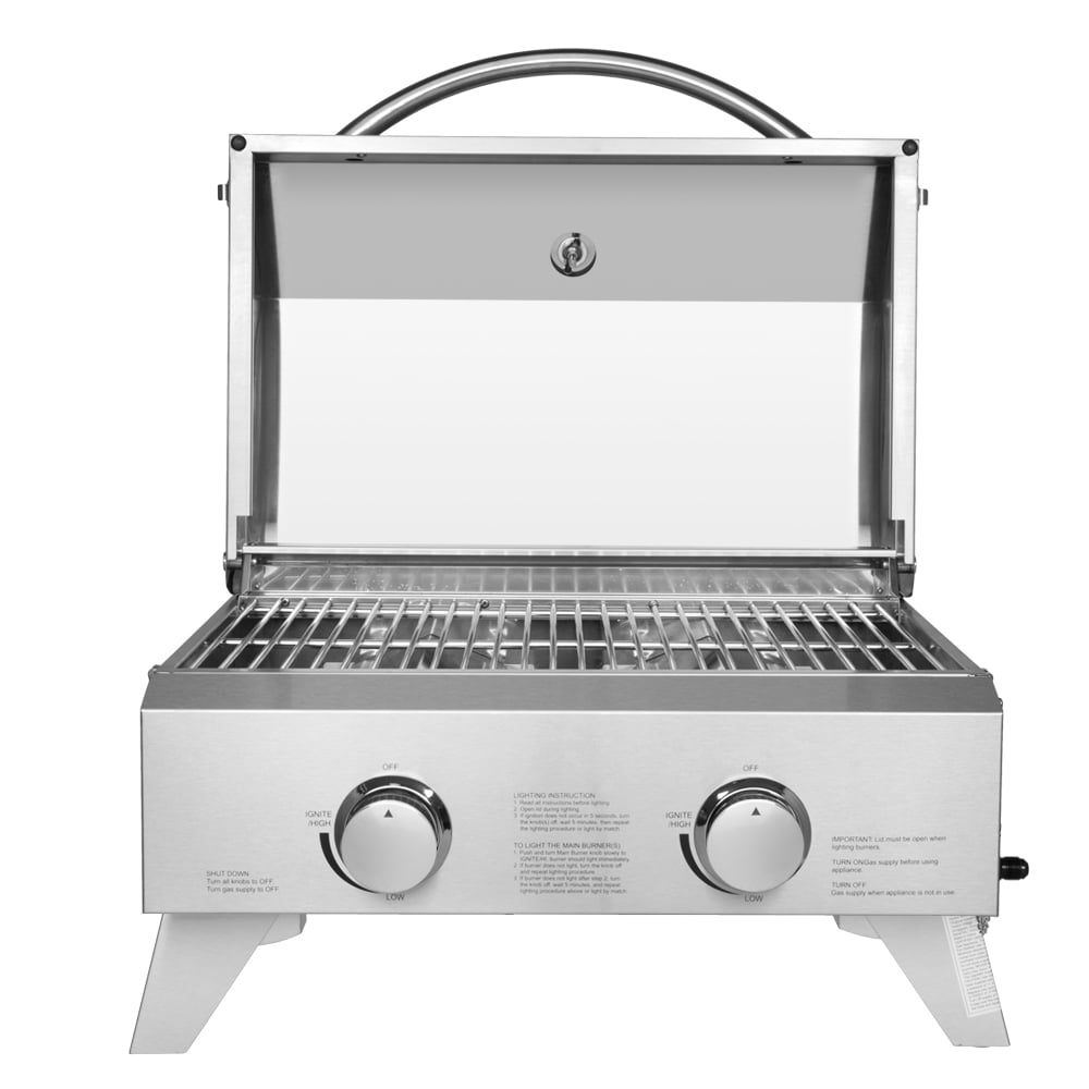 Outopee LO1G27000280 Gas Grill Silver Liquid Propane Gas Grill