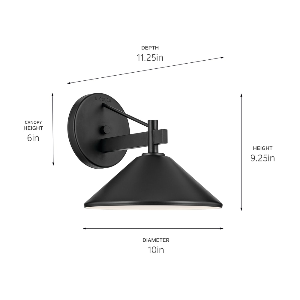 Kichler 49060BK Outdoor-Wall-Lighting - View #6