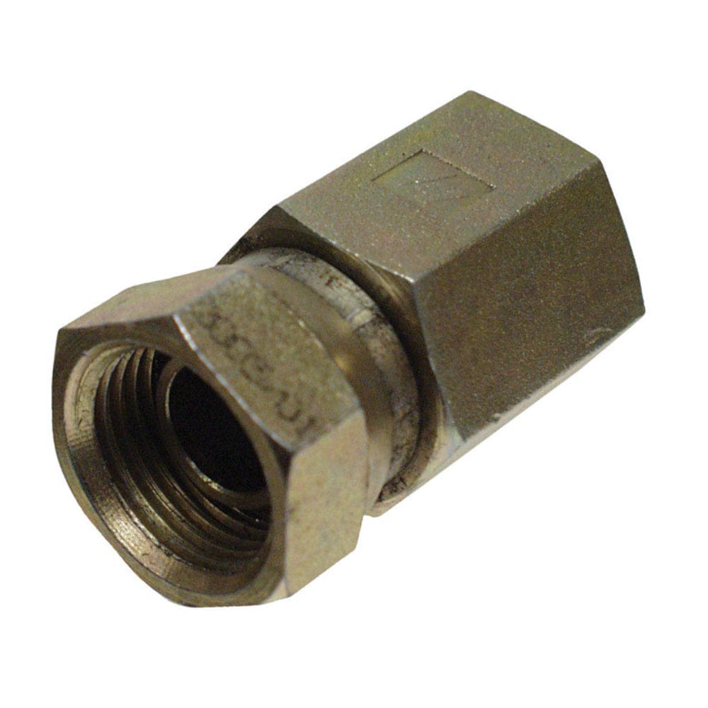 Apache  Steel Hydraulic Adapter 3/8 in FPT x 3/8 in FPT 10000 psi 1 pk