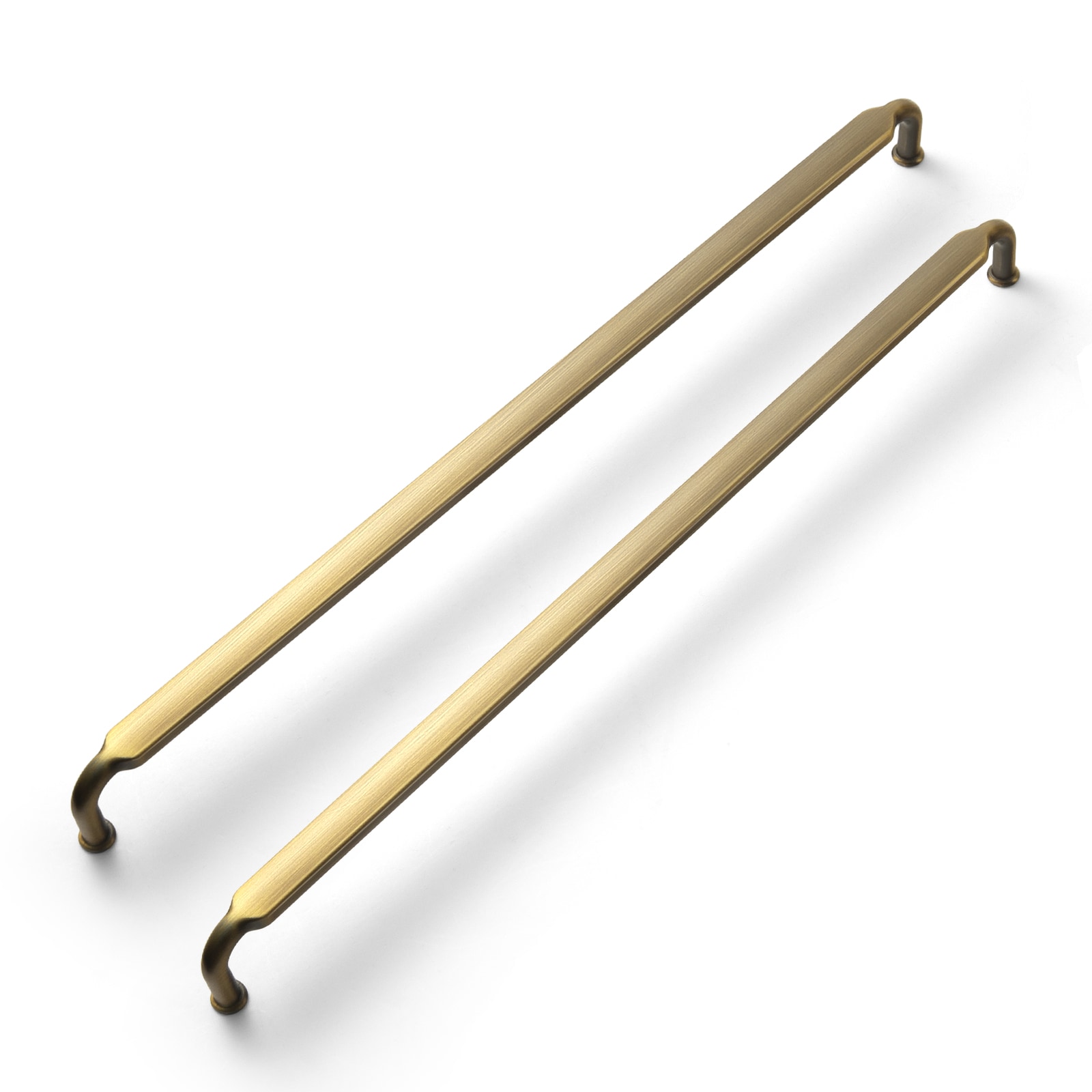 Miaokesen 2202KFGT-320 12-5/8-in , 320mm Center to Center Brushed Bronze Novelty Handle Drawer Pull 6 -Pack