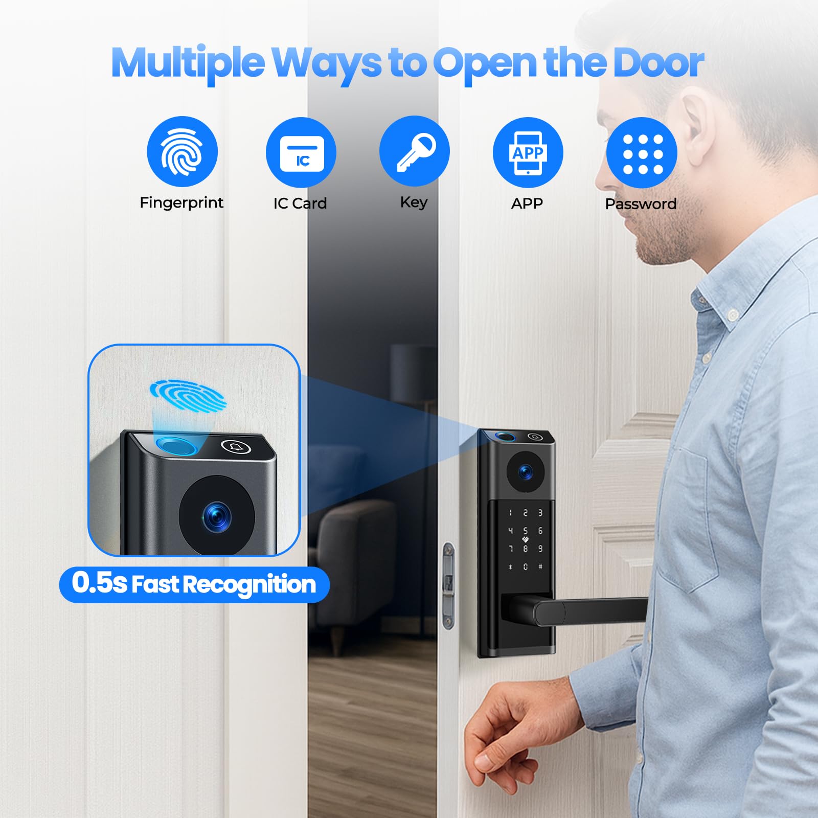Yichuhaoxi LYI0710Y033 Electronic-Door-Locks - View #3