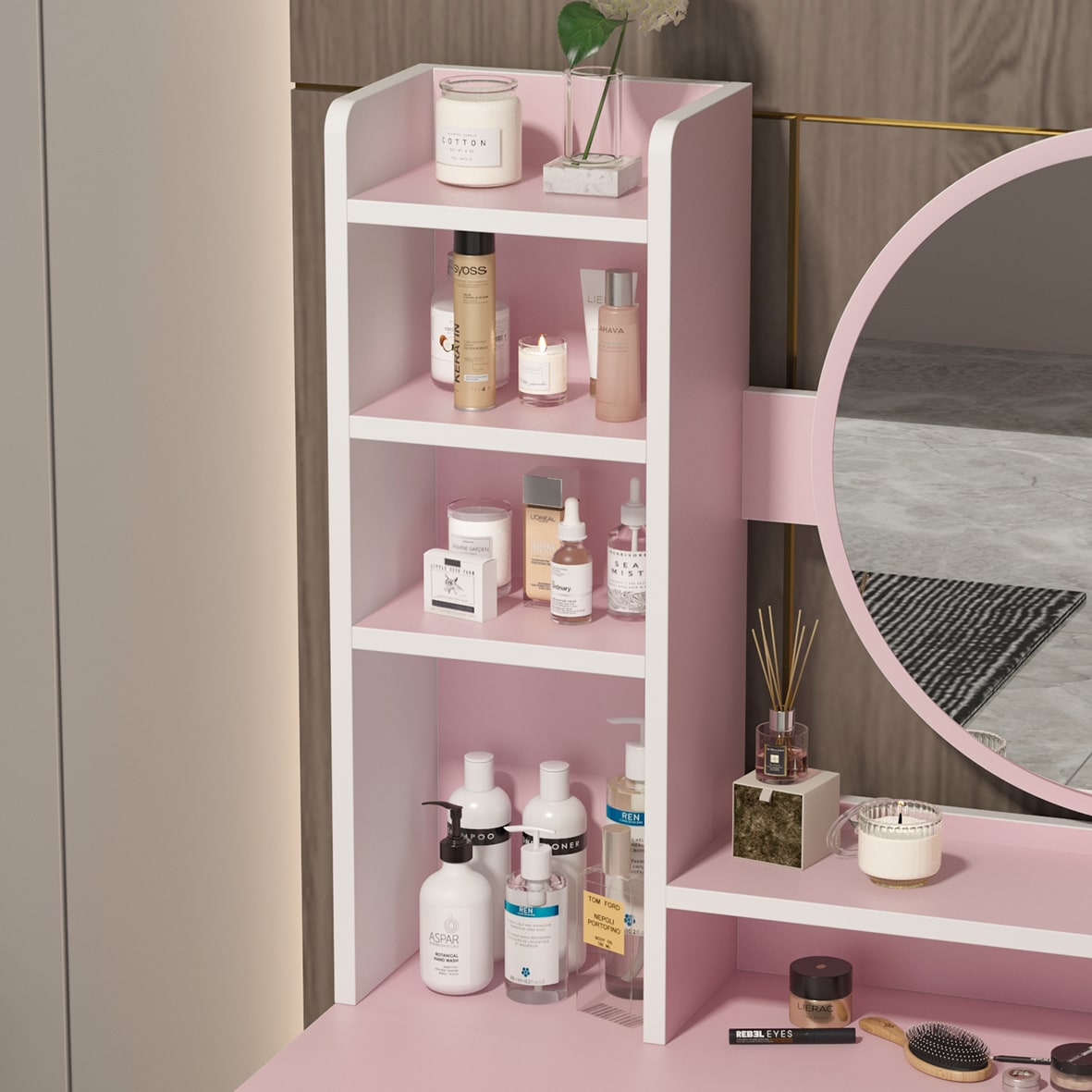 FUFU&GAGA LNN-WFKF210095-02 Bedroom-Vanities - View #5