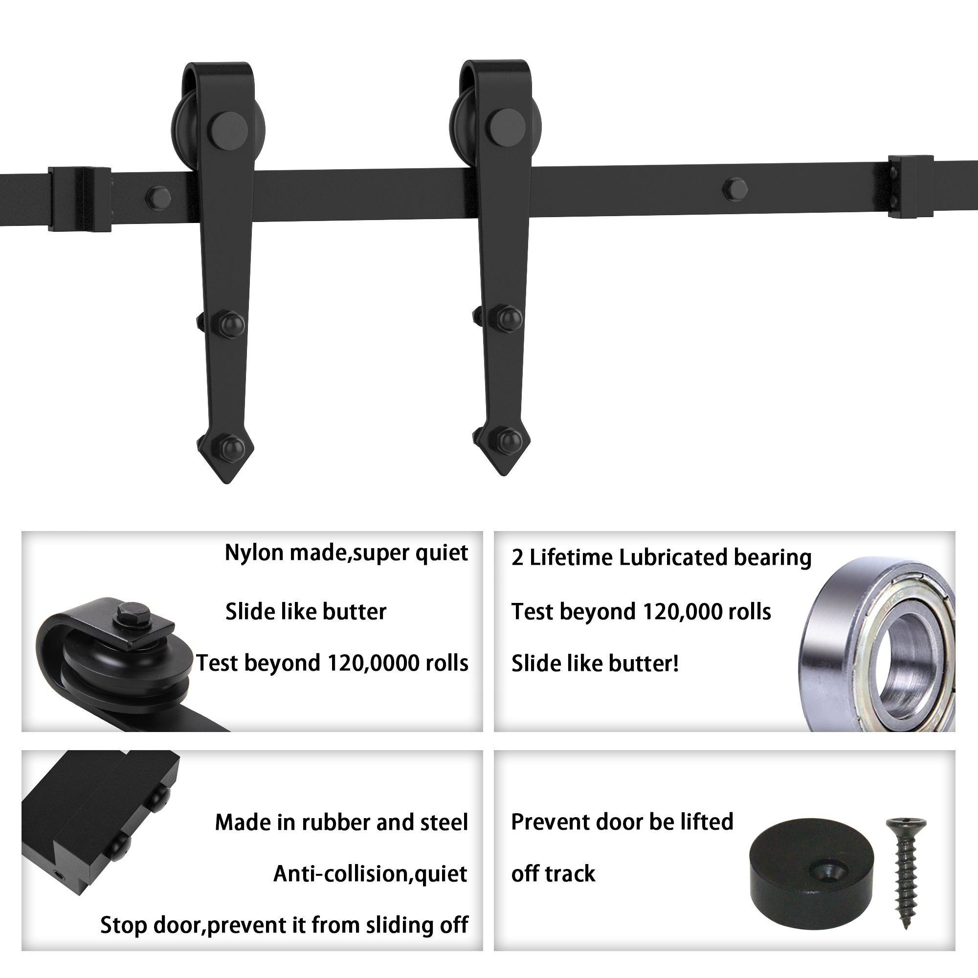 WINSOON GCM1930 Barn-Door-Roller-Kits - View #6