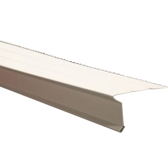 Union Corrugating 3-in x 10-ft White Aluminum Drip Edge in the Drip ...