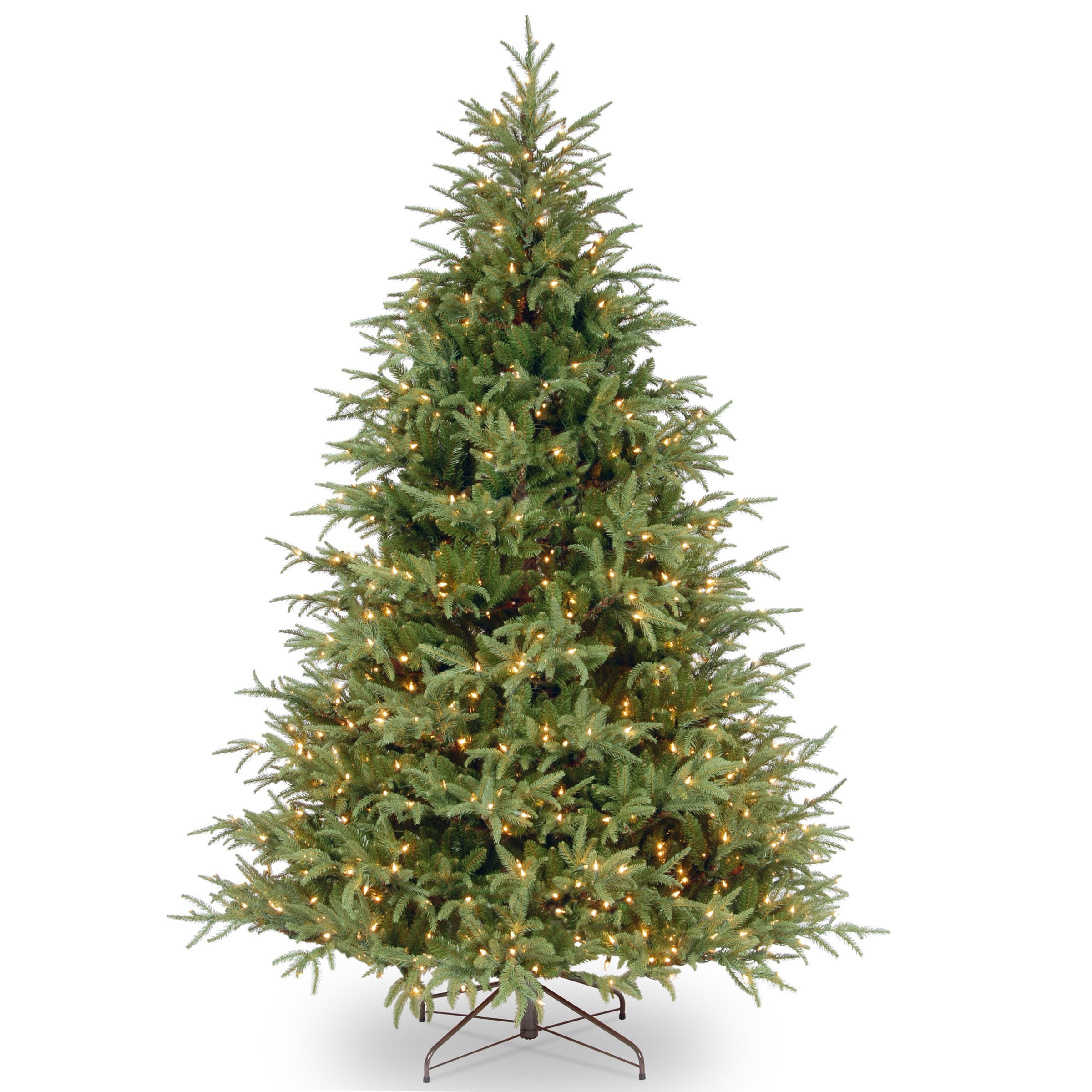 National Tree Company PEFG4-308D-65 6.5-Feet Fraser fir Pre-lit Artificial Christmas Tree with Color Changing LED Lights