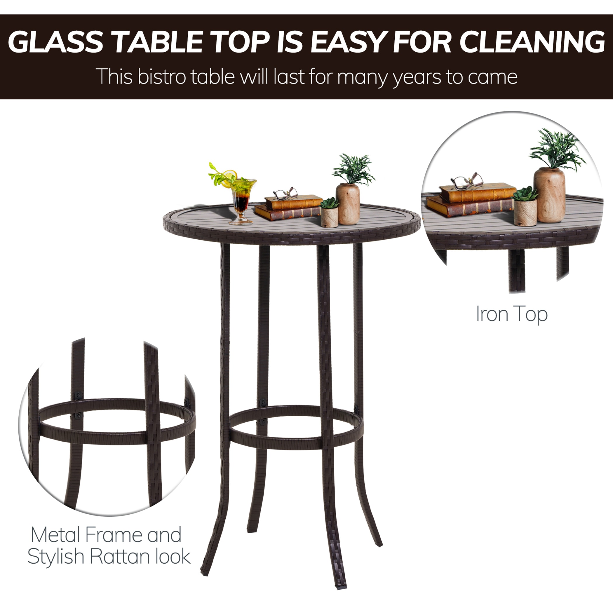 FOREST HOME FT-OS003GREY Patio-Dining-Sets - View #5