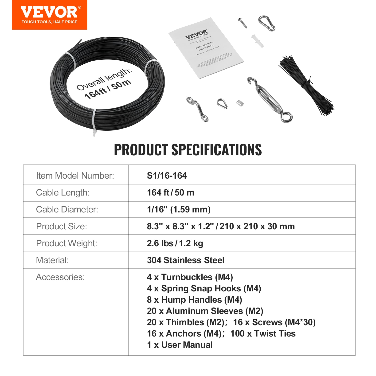 VEVOR GSSPS164FT778GTWZV0 Deck-Tools-Accessories - View #8
